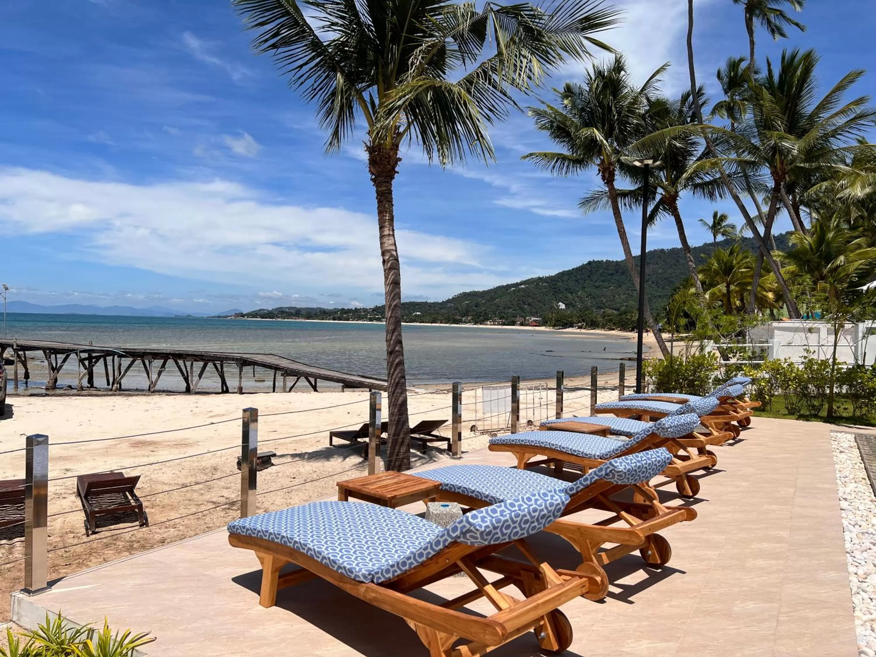sunbed in Pearl of Samui Resort