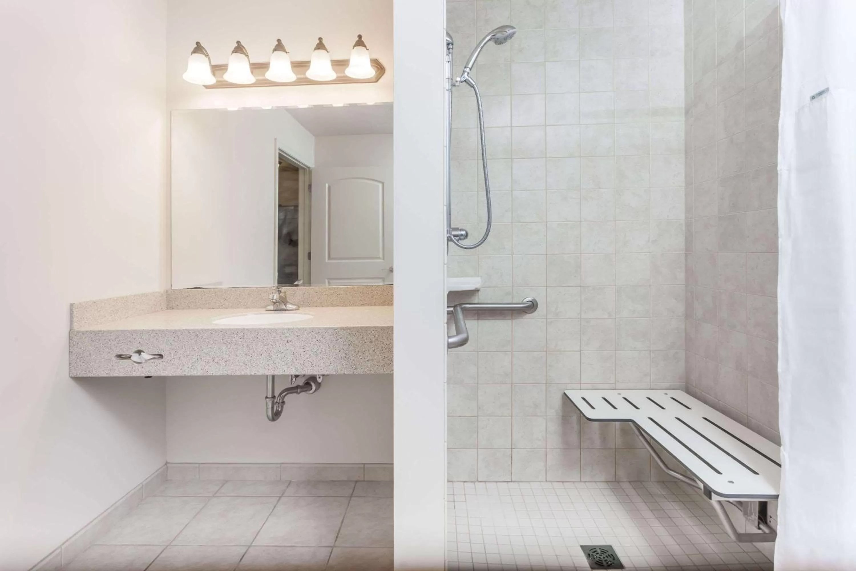 Bathroom in Days Inn by Wyndham Pentwater