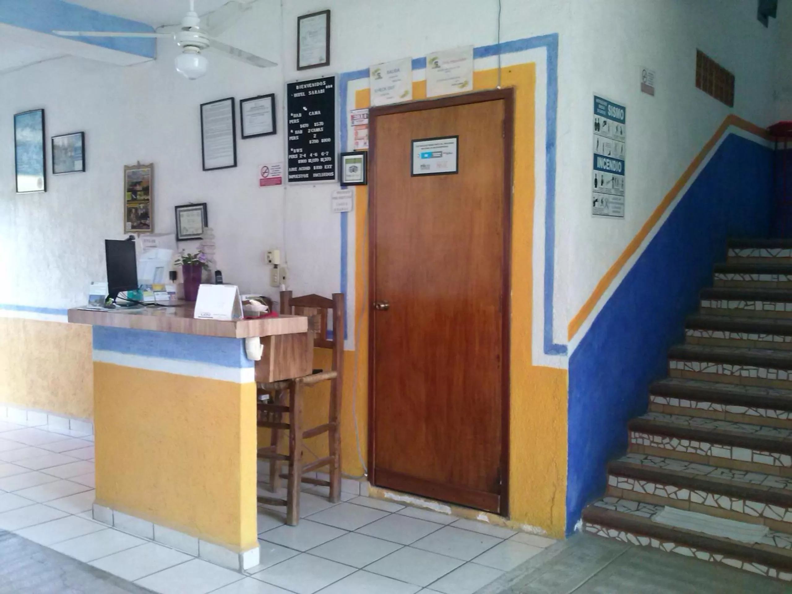 Lobby or reception in Hotel Sarabi