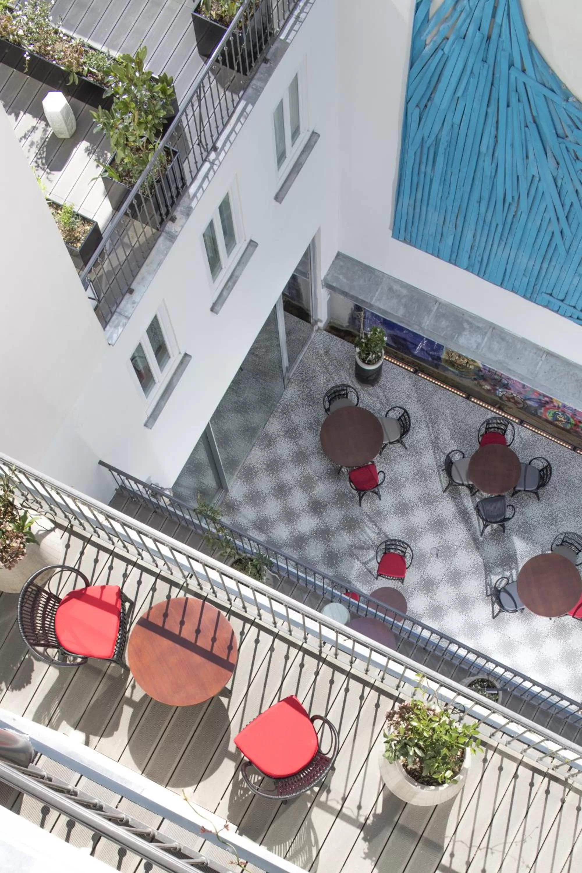 Balcony/Terrace in Hotel Les Bains Paris