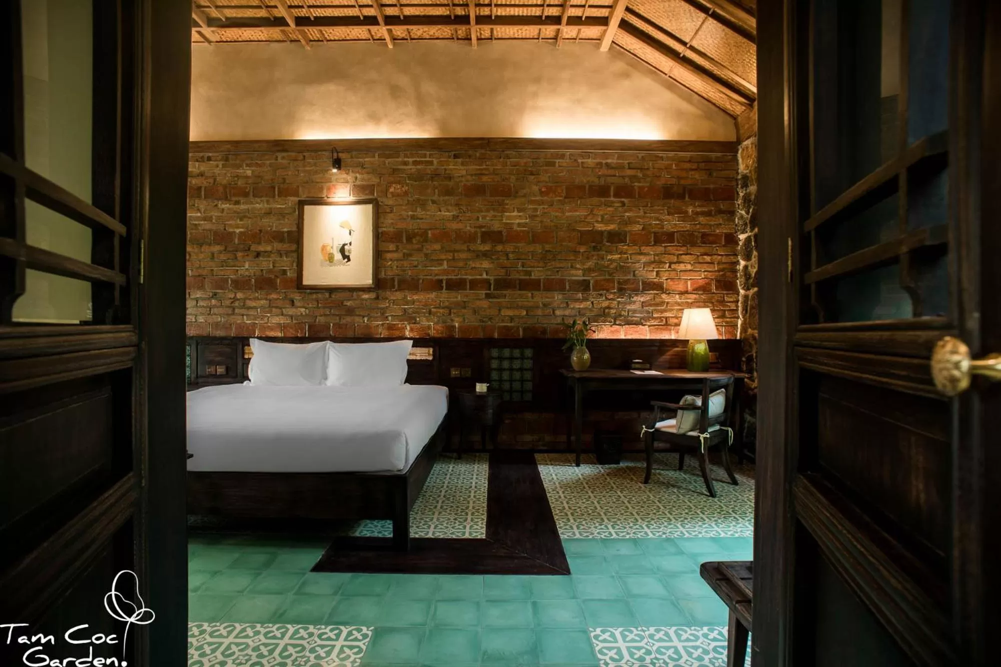 Bed in Tam Coc Garden Resort