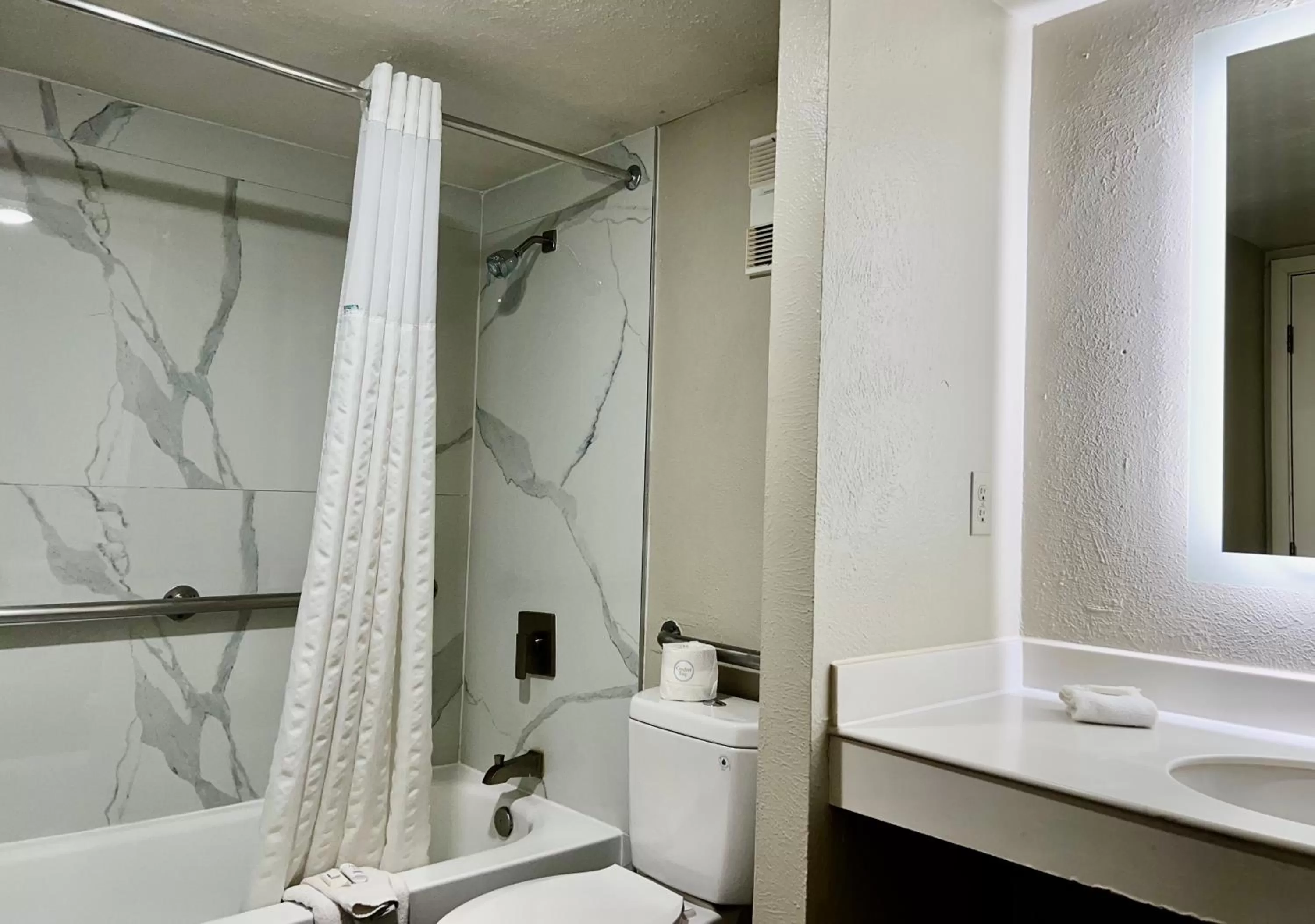 Shower in La Quinta Inn by Wyndham Denver Northglenn
