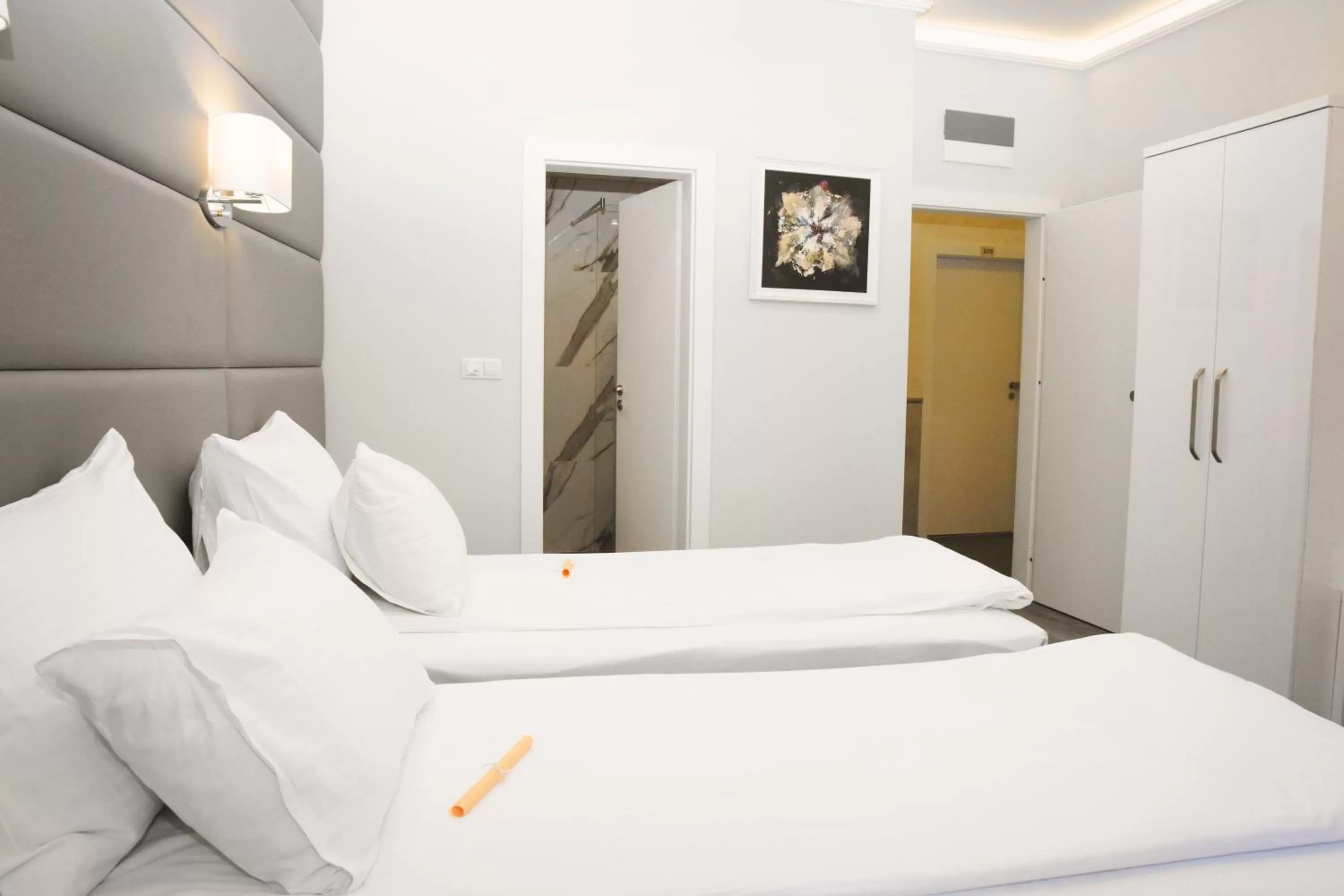 Photo of the whole room, Bed in Plovdiv City Center Hotel