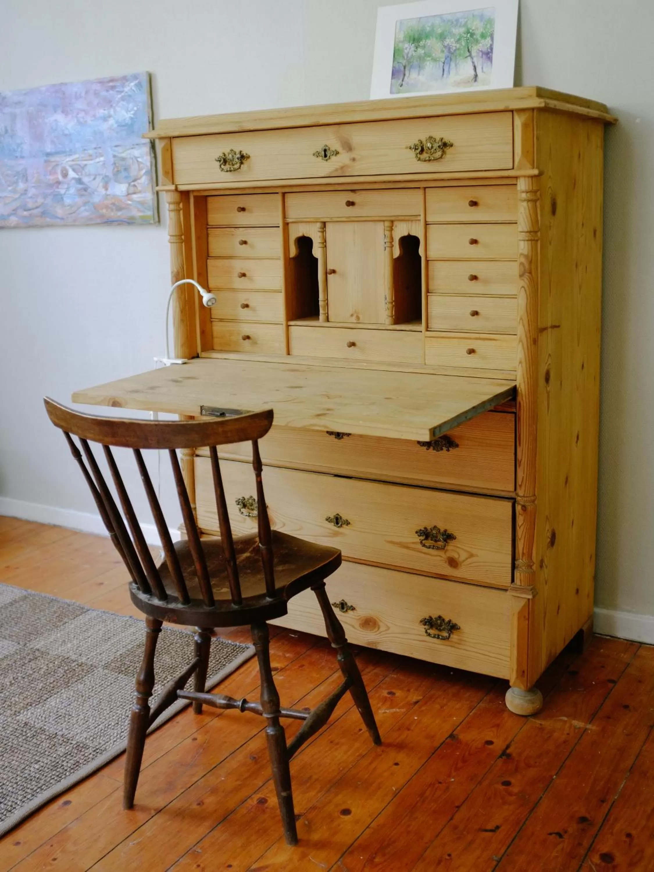 Decorative detail in Baggå Skola BnB & Café