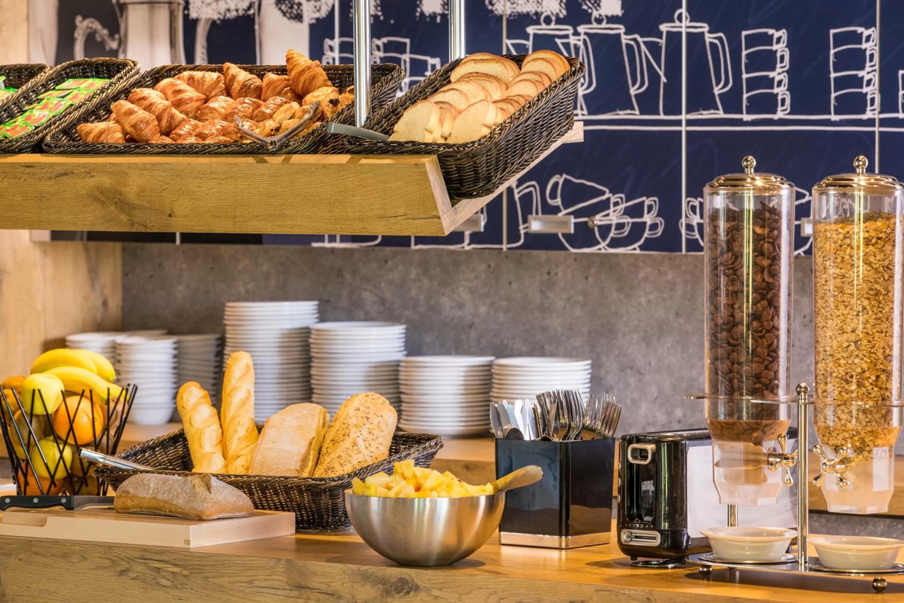 Breakfast in ibis budget Fribourg