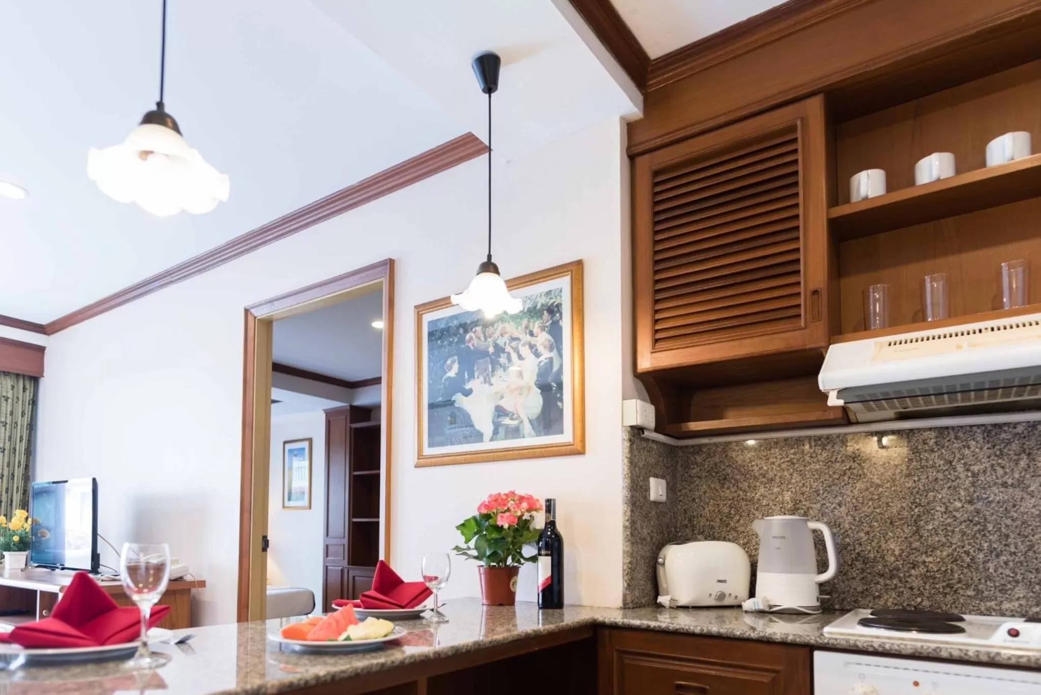 Coffee/tea facilities in The Residence Garden