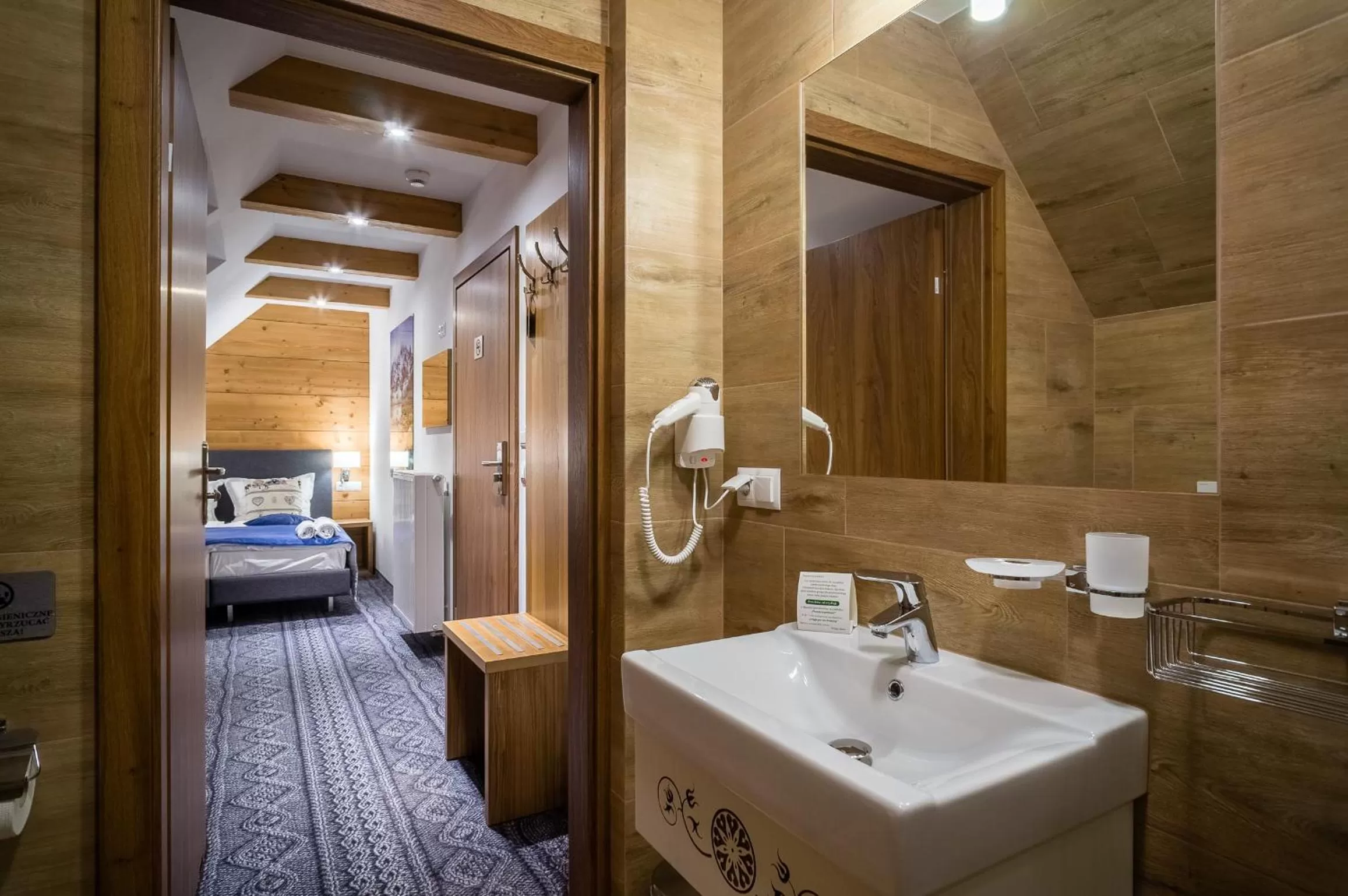 Bed in Hotel Górski