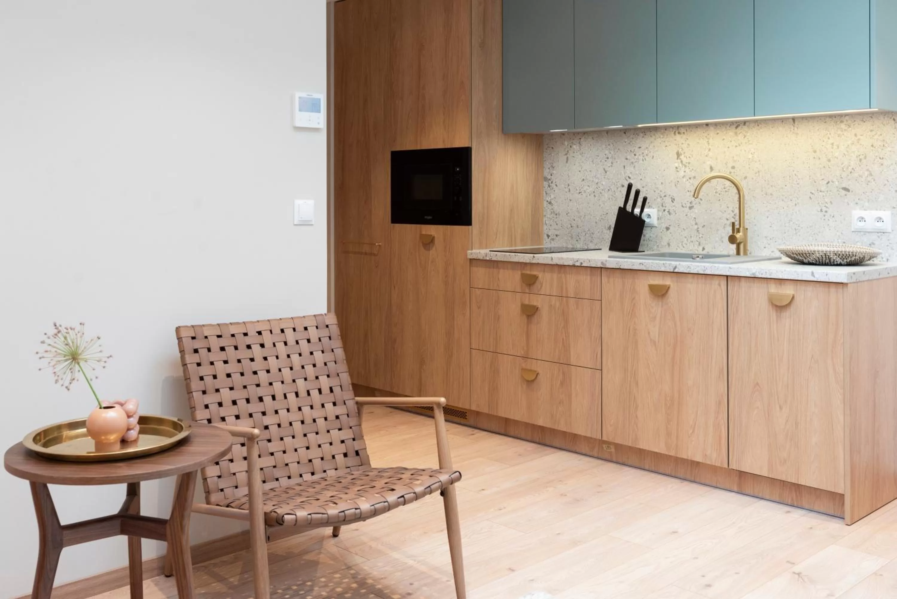 Kitchen or kitchenette in Monciak55 Sopot Apartments