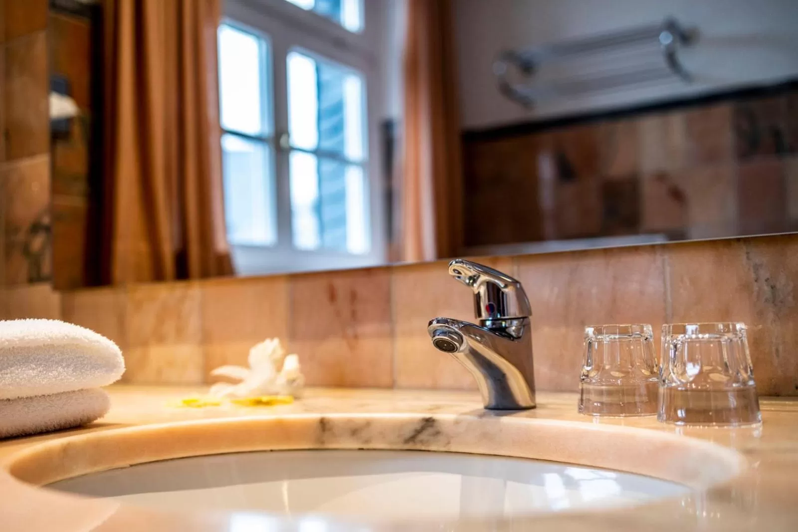 Bathroom in Hotel Ratskeller Schwarzenberg