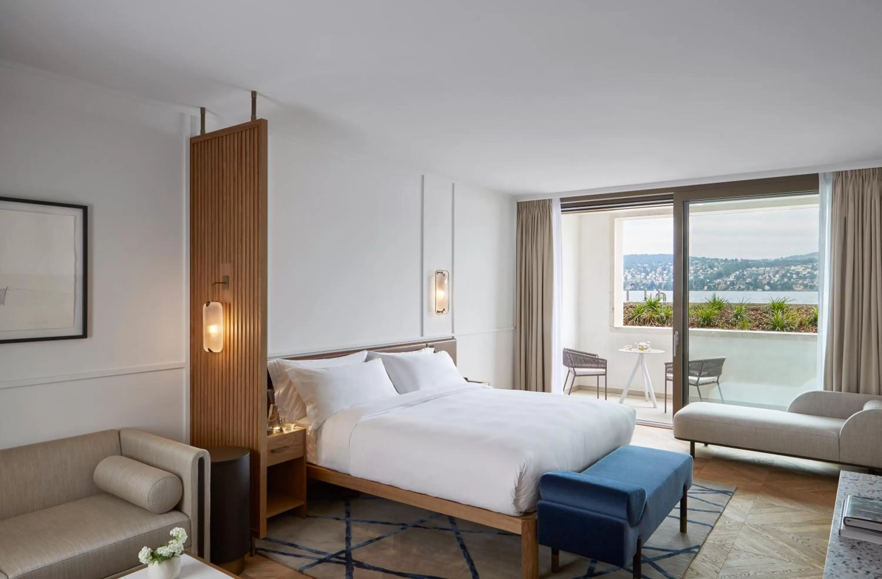 Patio, Bed in Alex Lake Zürich