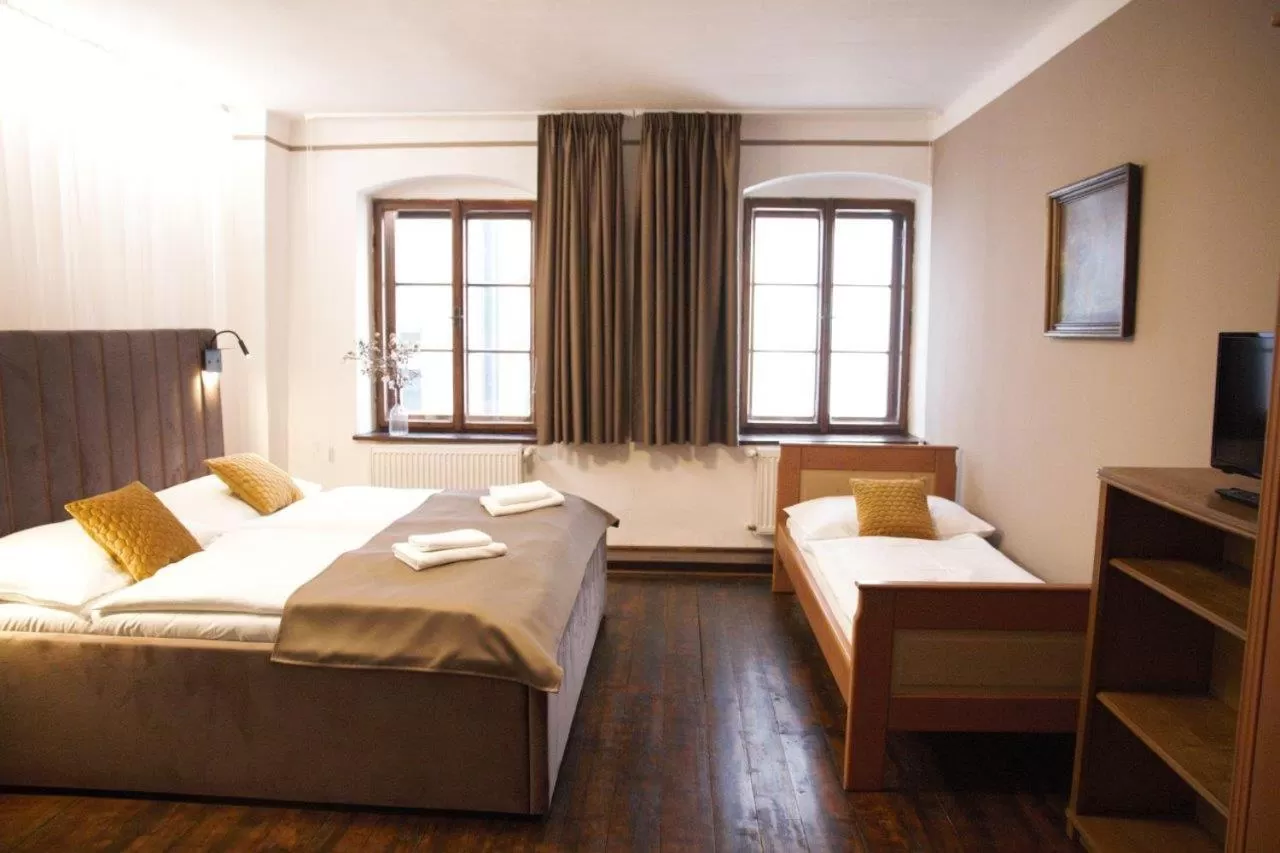 Bed in Hotel Svambersky dum