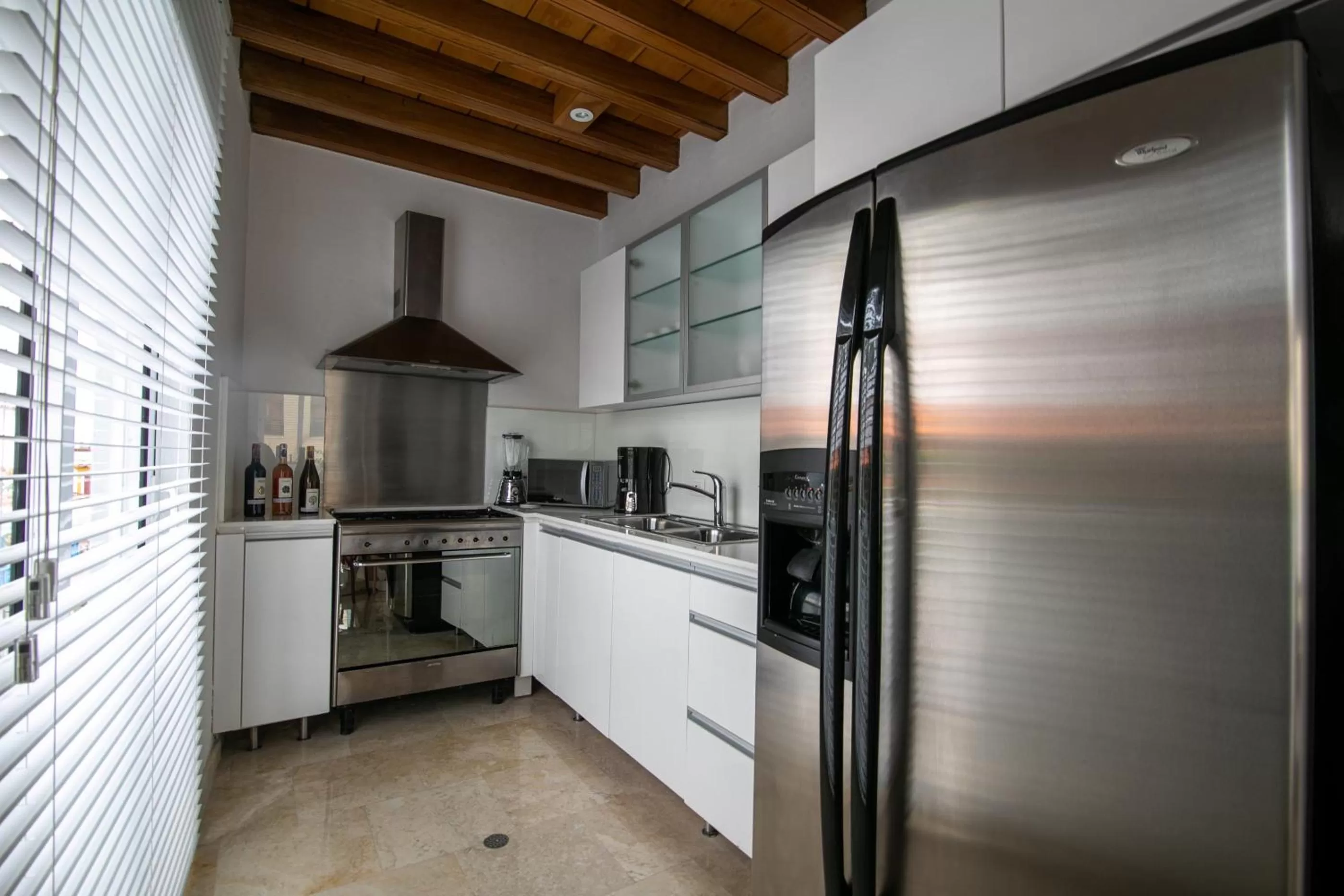Kitchen or kitchenette in Casa Claver Loft Boutique Hotel