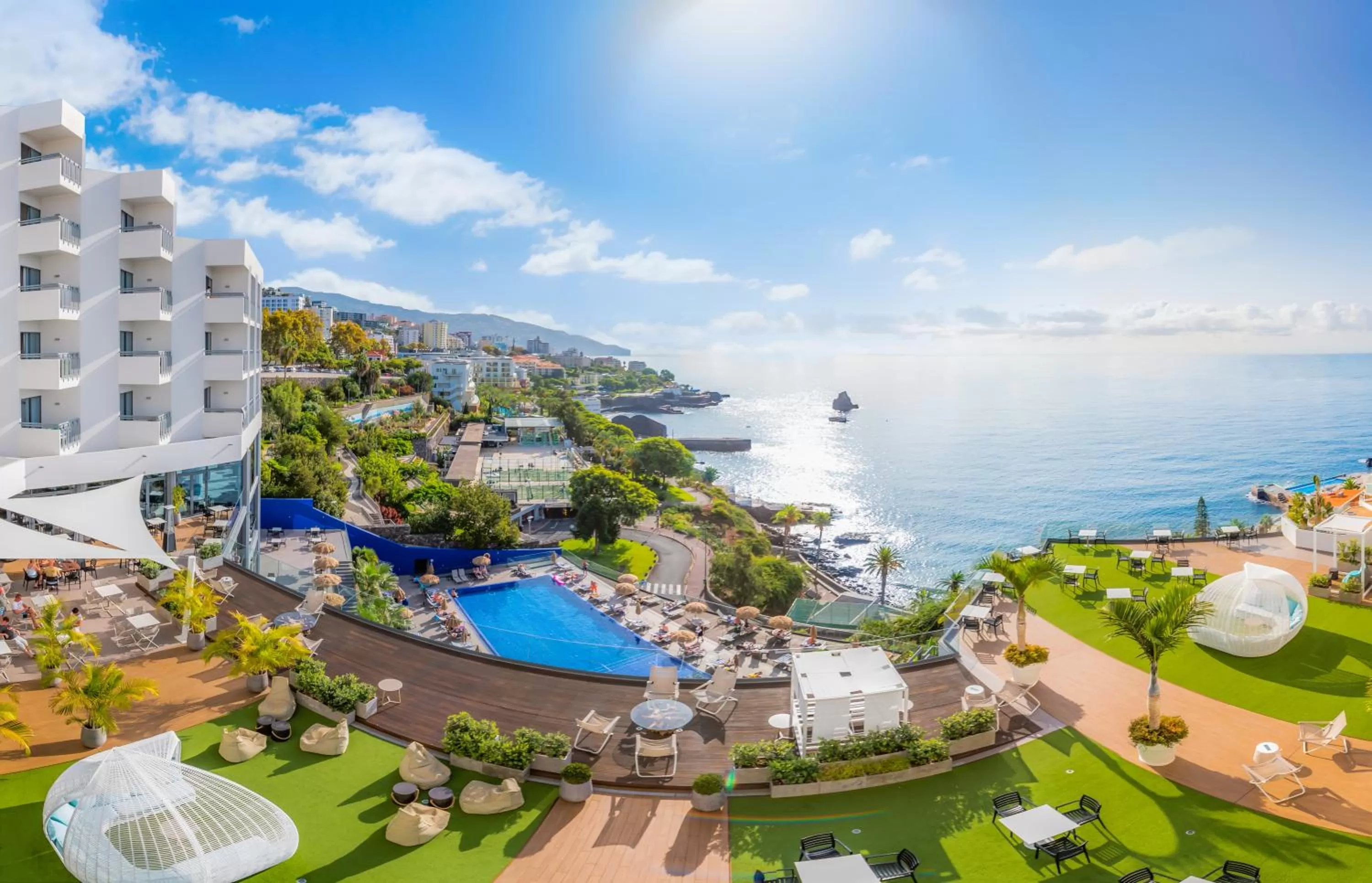 Bird's eye view in Hotel Baia Azul