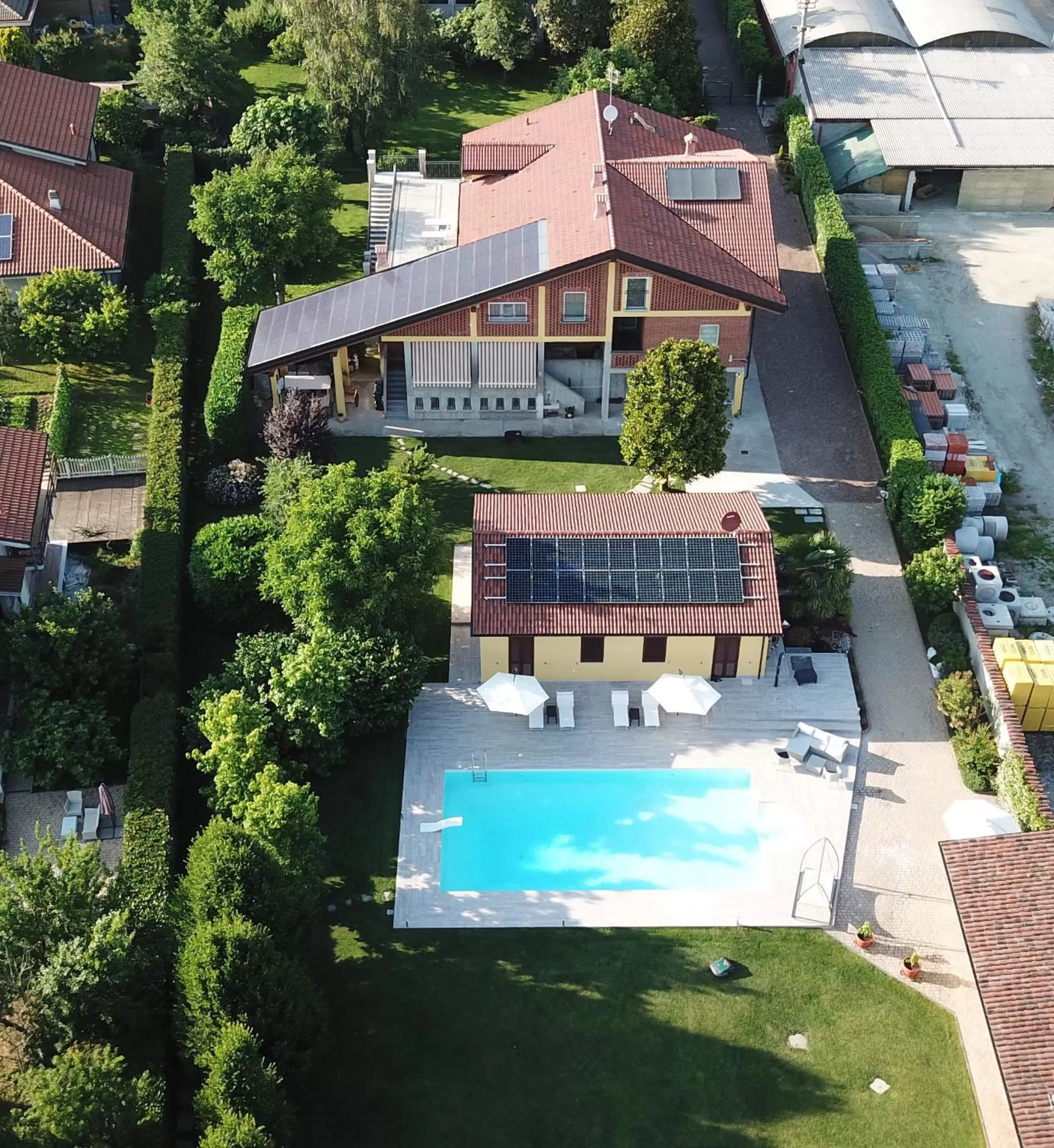 Bird's eye view in Residence Le Palme