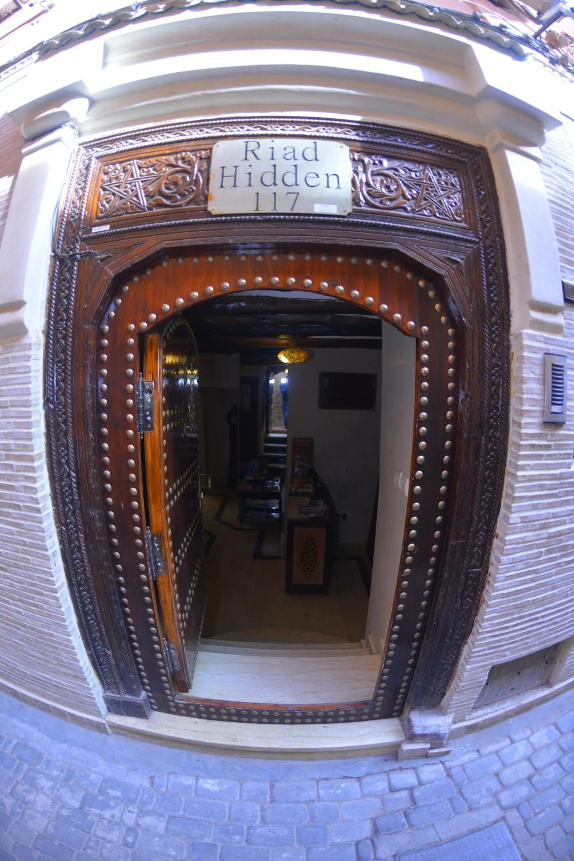Facade/entrance in Riad Hidden