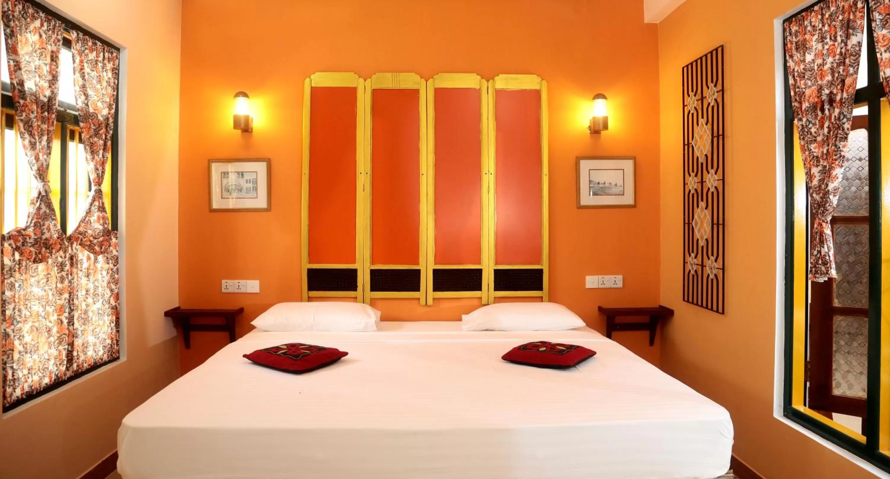 Bedroom, Bed in Villa Ceylon