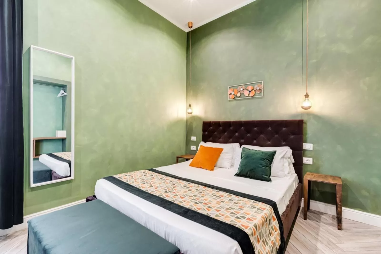 Bed in Ripetta Deluxe Suites