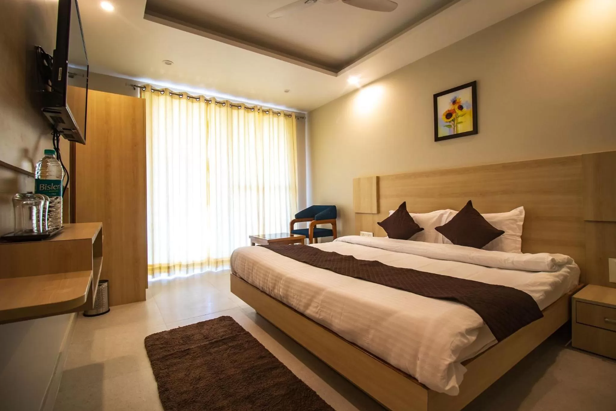 Bed in Punyah Residency Rishikesh