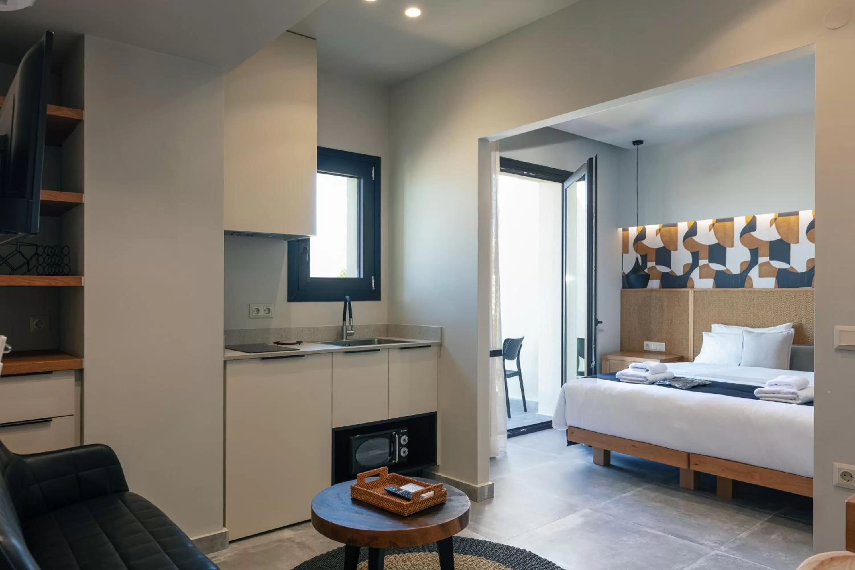 Photo of the whole room, Bed in Chapter 02 Gallery Suites