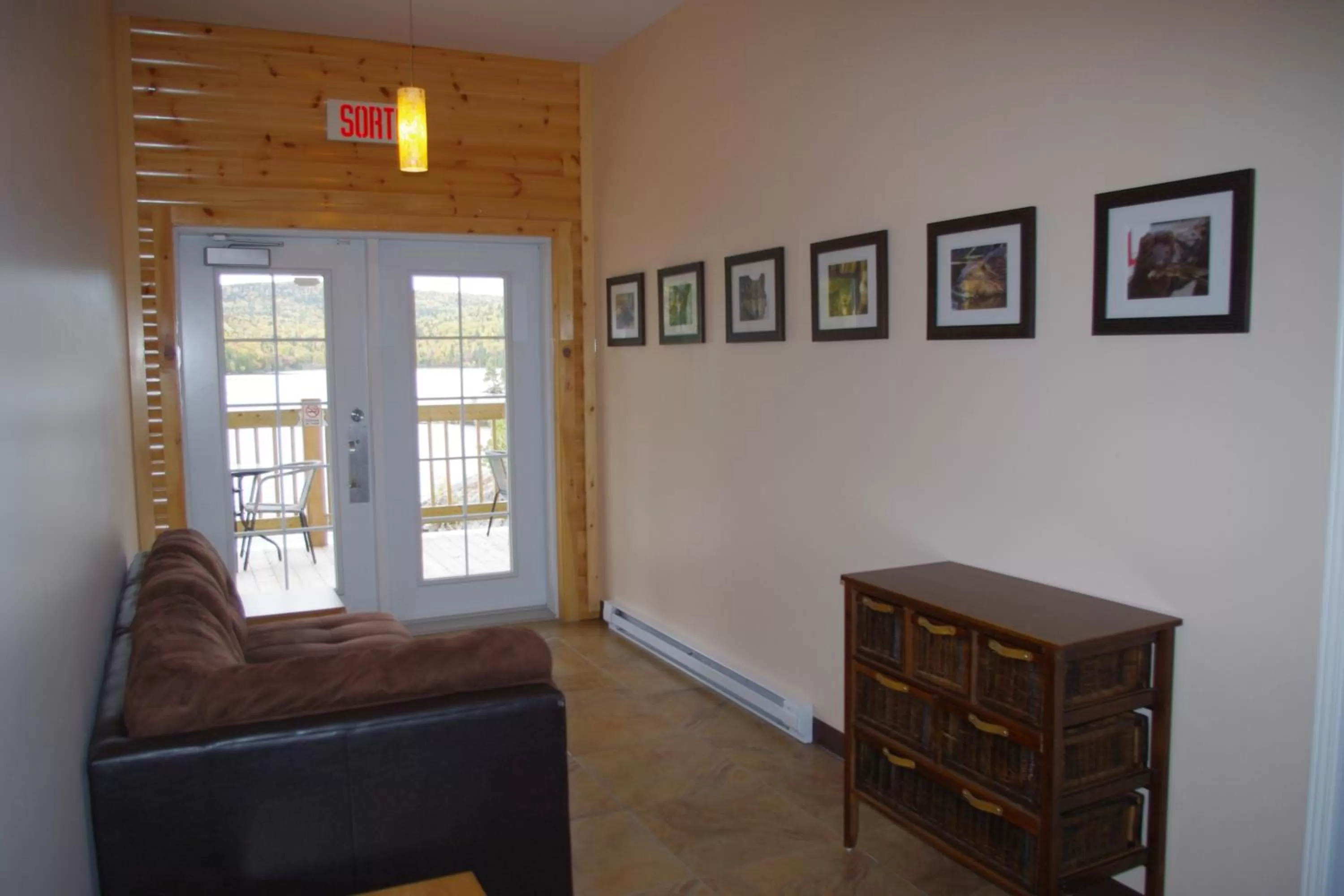 Decorative detail, Seating Area in Auberge La Tanière