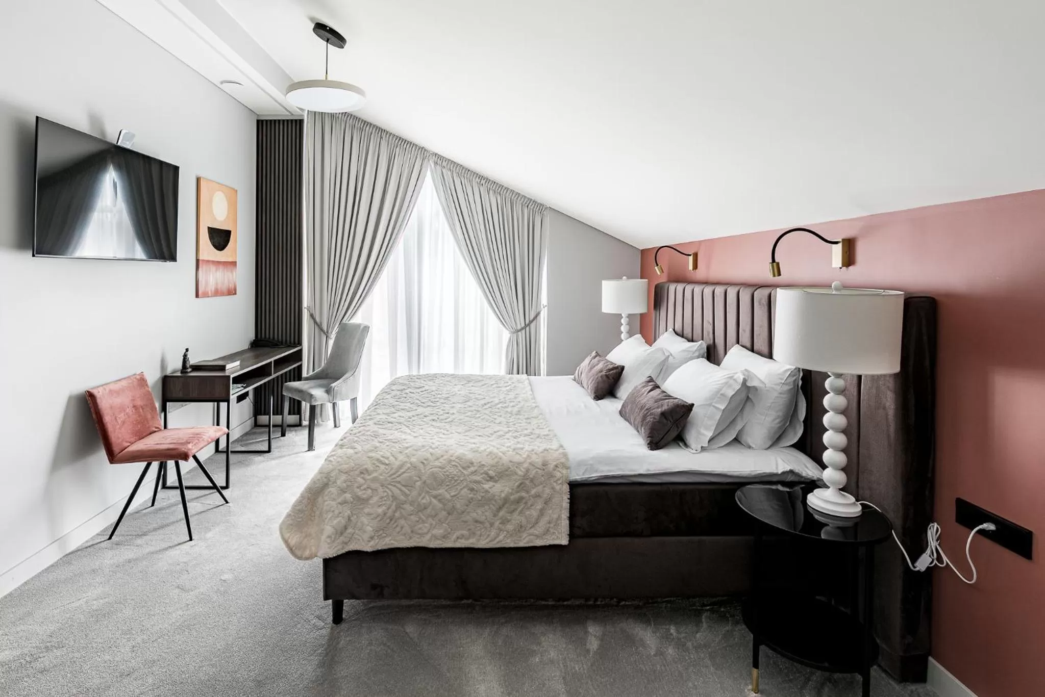 Bed in Oginski Hotel