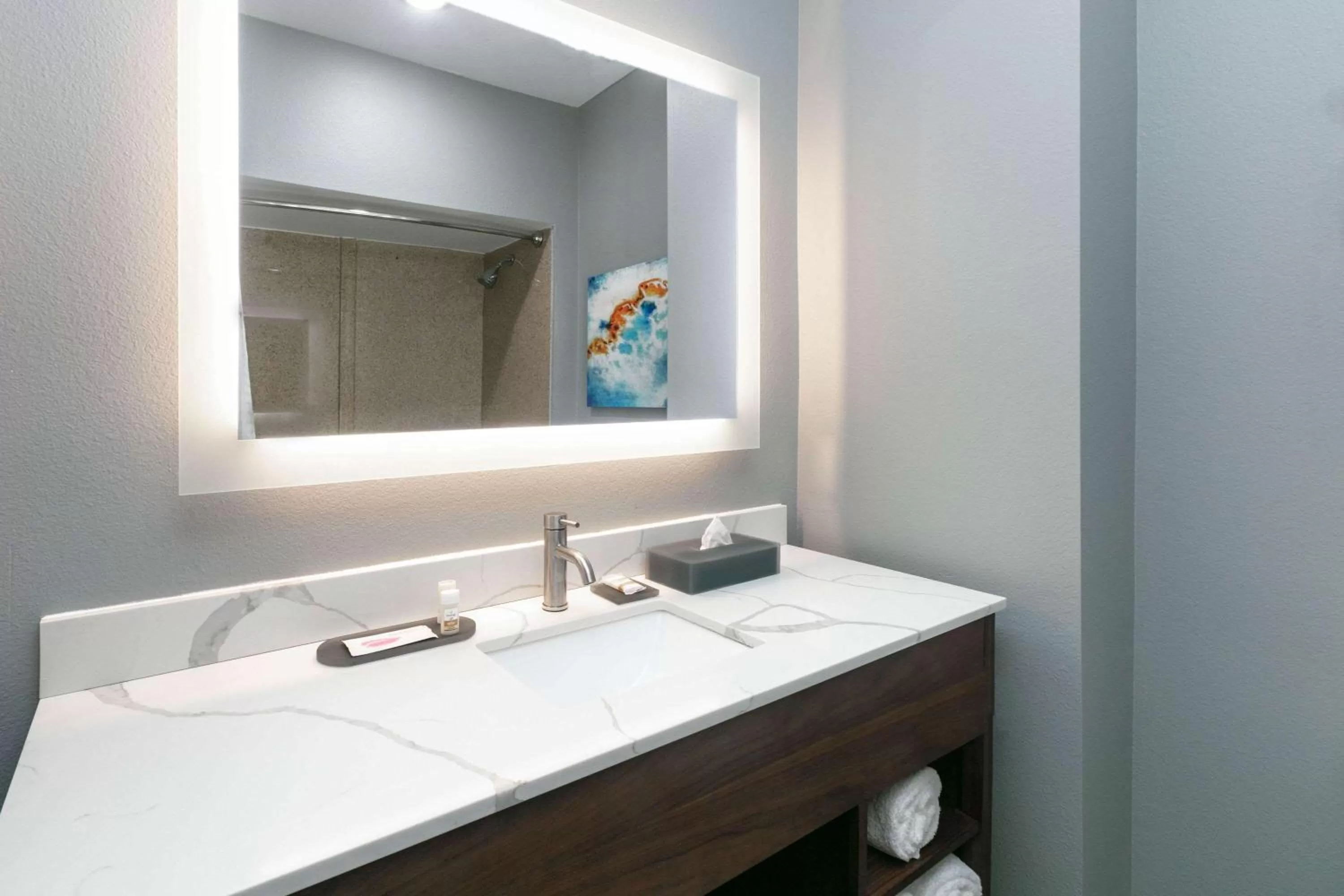 Photo of the whole room, Bed in La Quinta by Wyndham Jacksonville, Texas