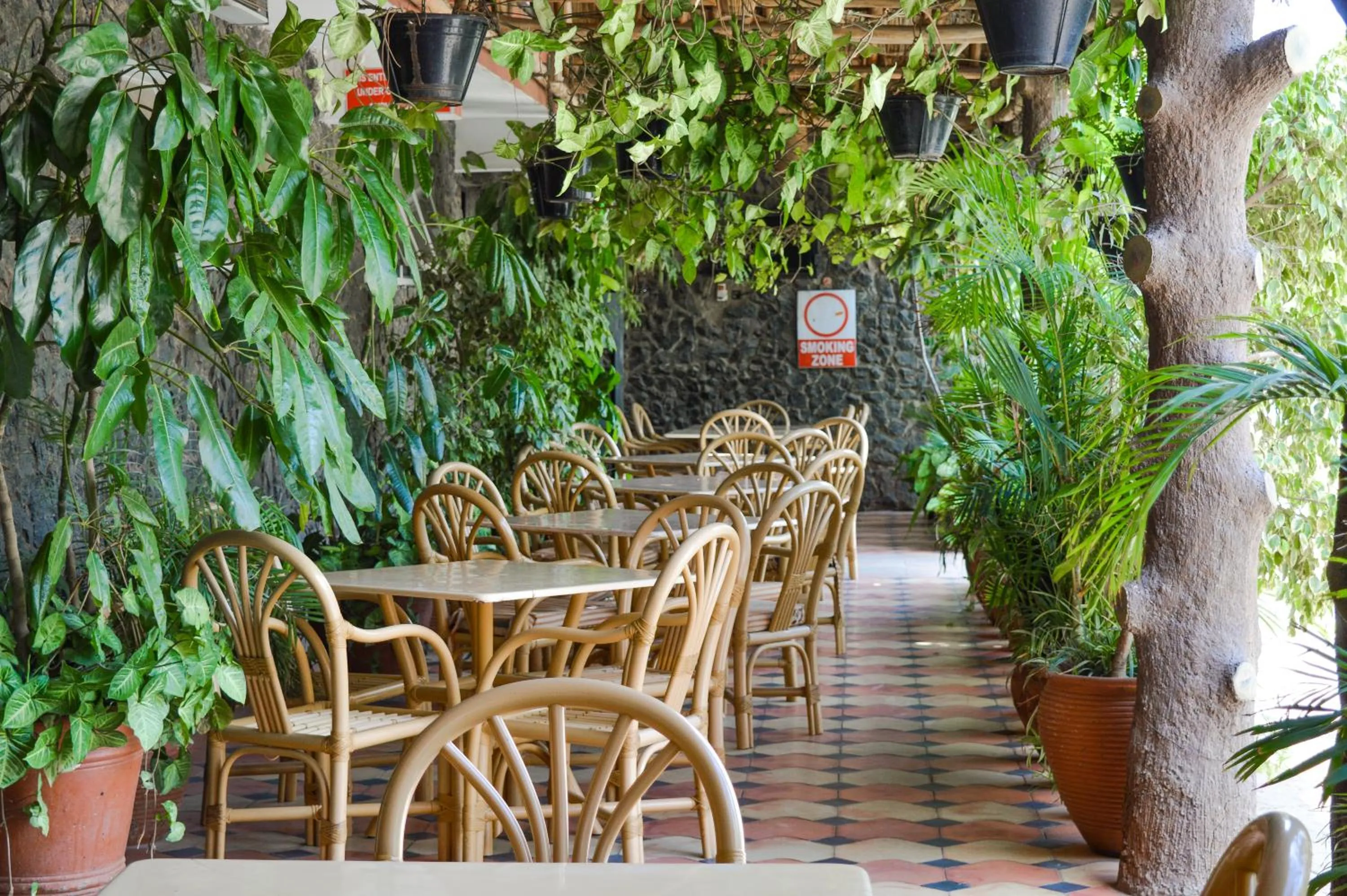 Dining area in Anthena Hotel
