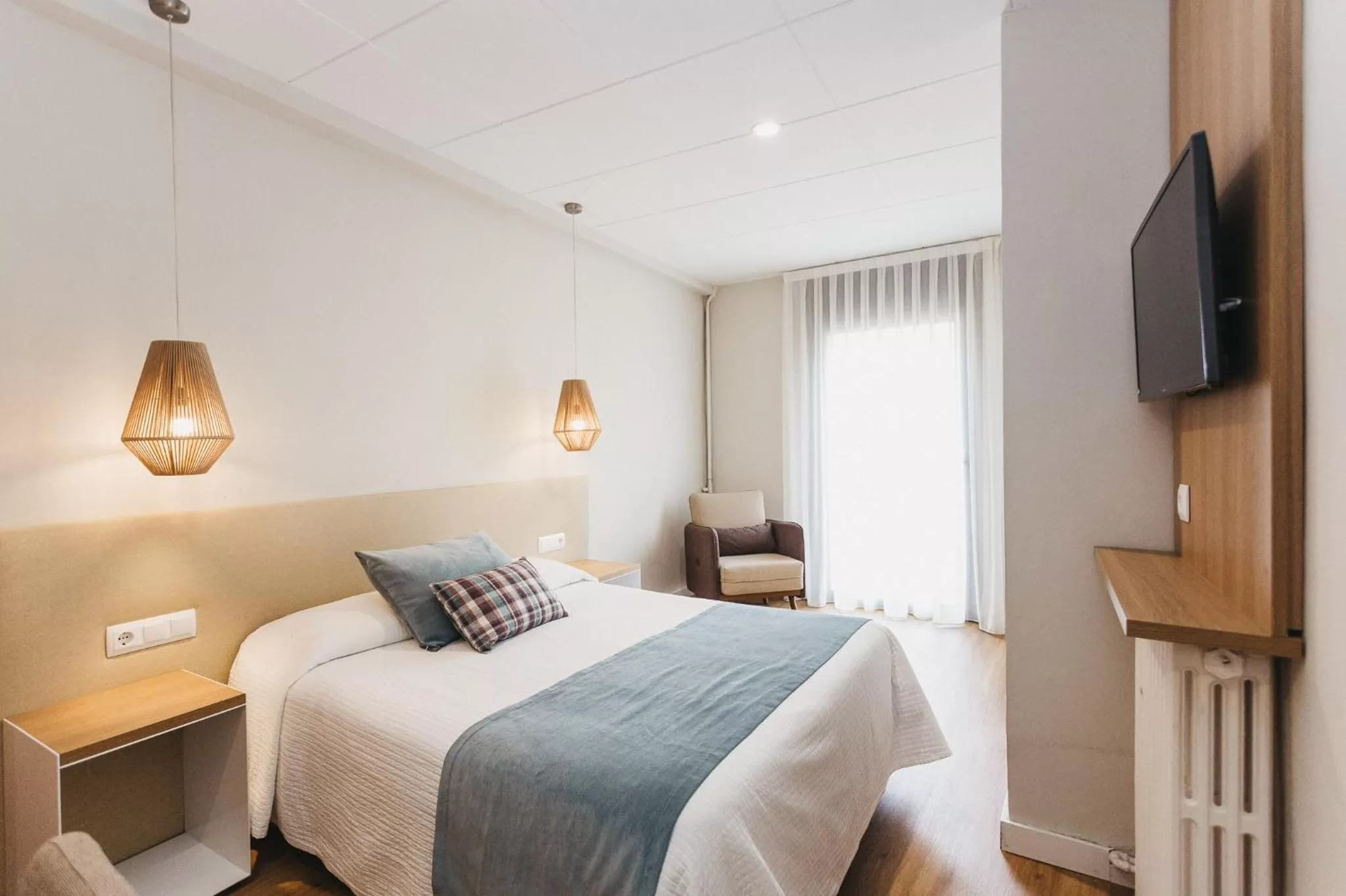 Bed in Hotel Catalunya Ribes de Freser