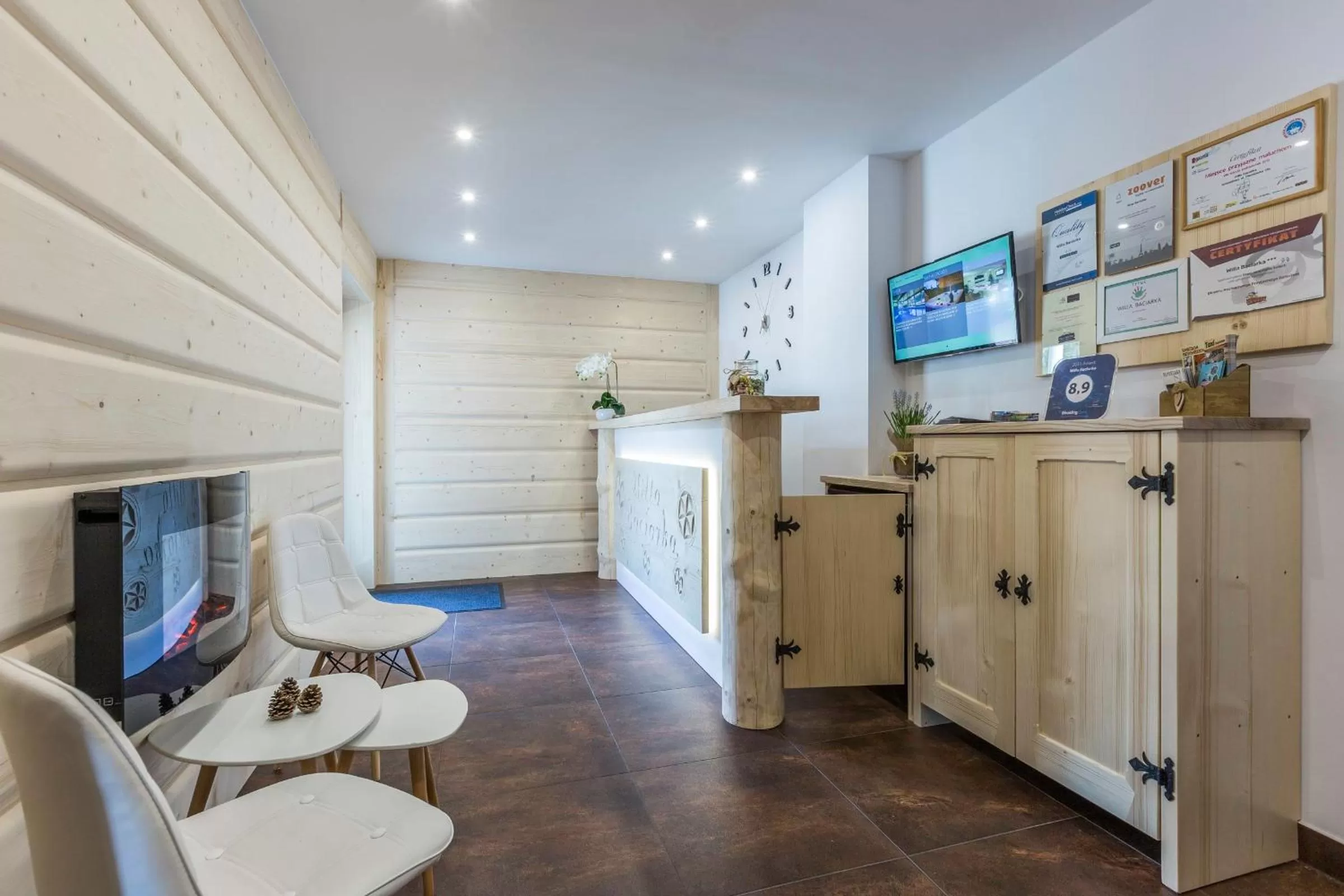 Lobby or reception in Willa Baciarka