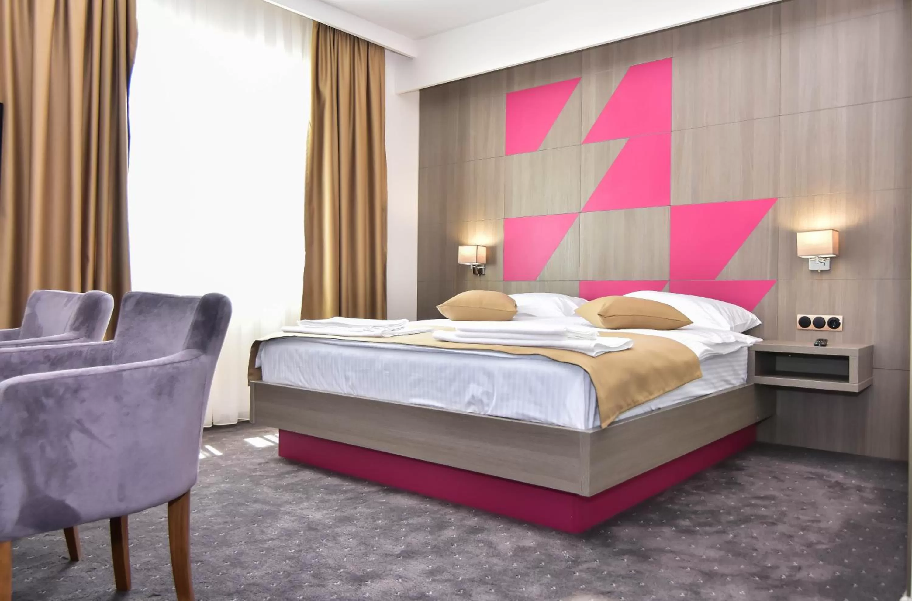 Bedroom, Bed in Hotel Ključ