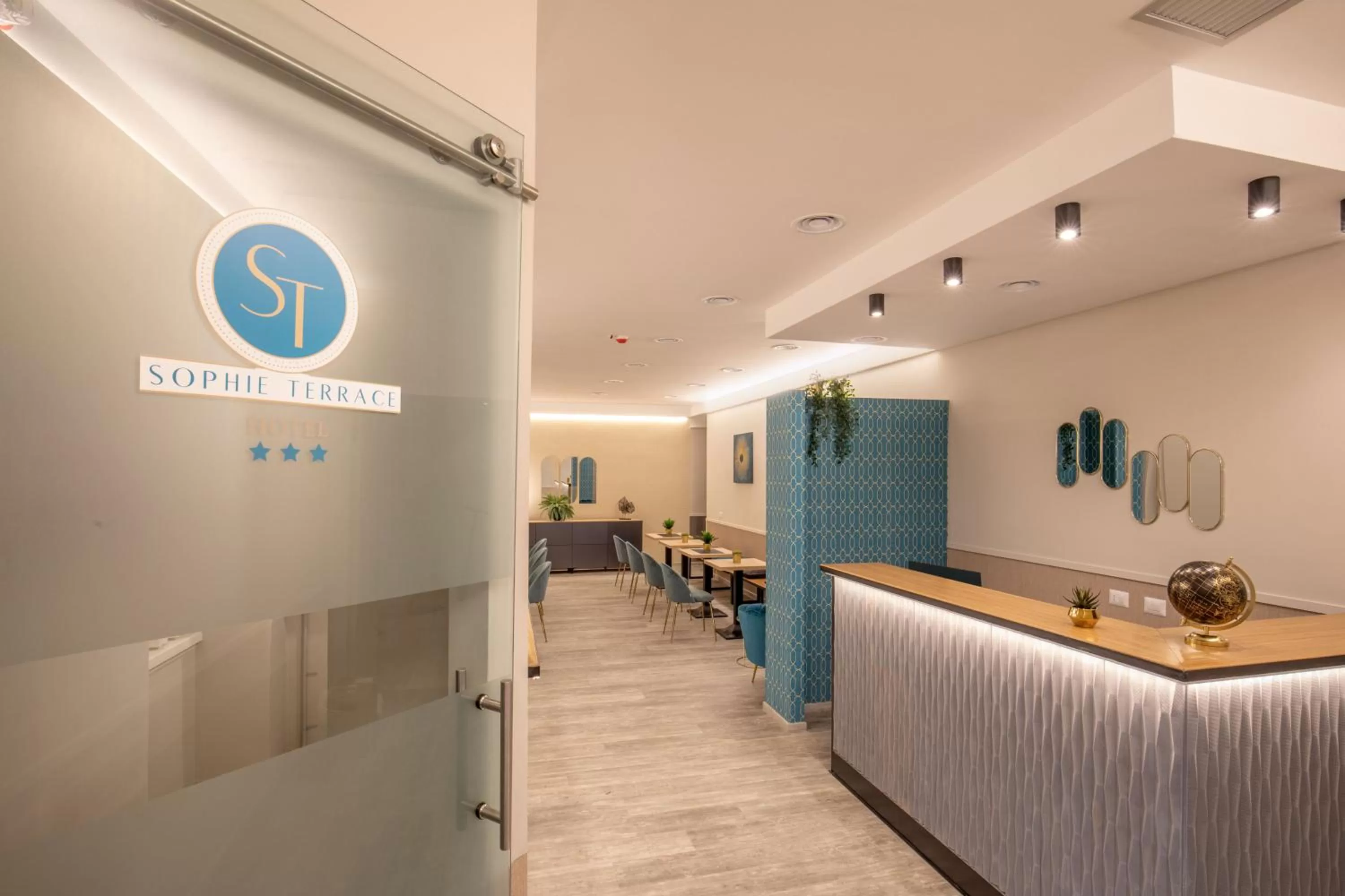 Lobby or reception in Sophie Terrace Hotel