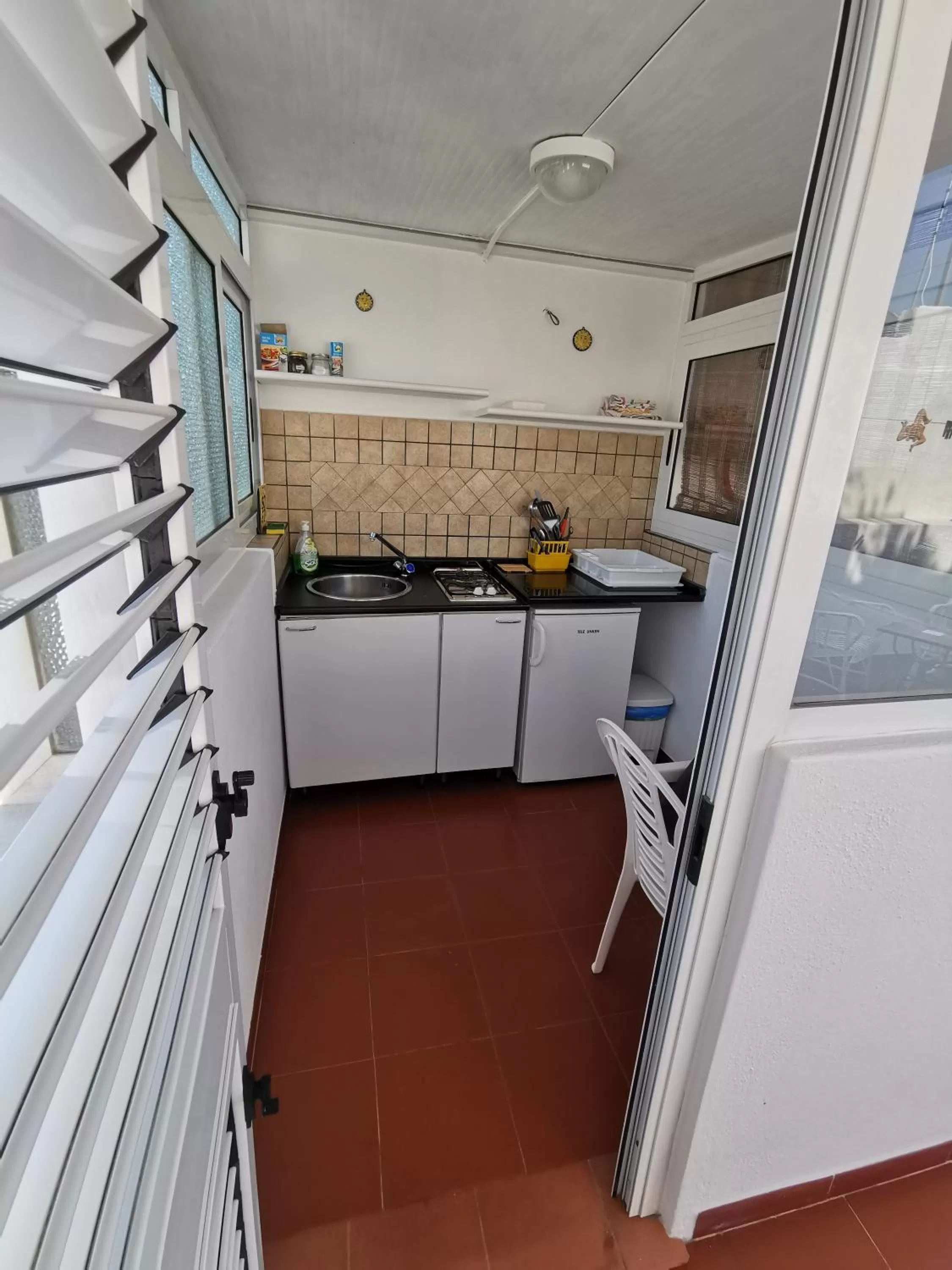 Kitchen or kitchenette in Lo Nardo Accommodation