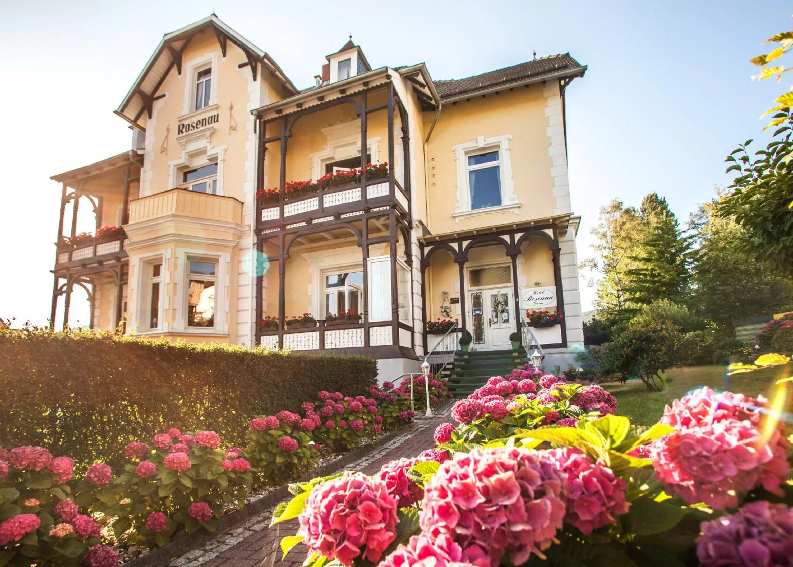 Property building in Hotel Rosenau