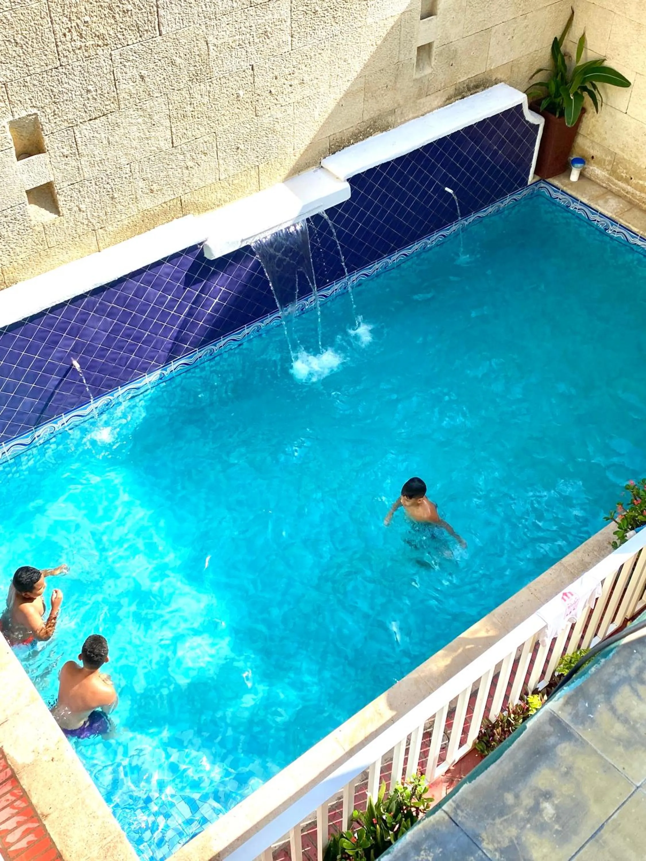 Pool view in Hotel Boutique Castillo Ines Maria