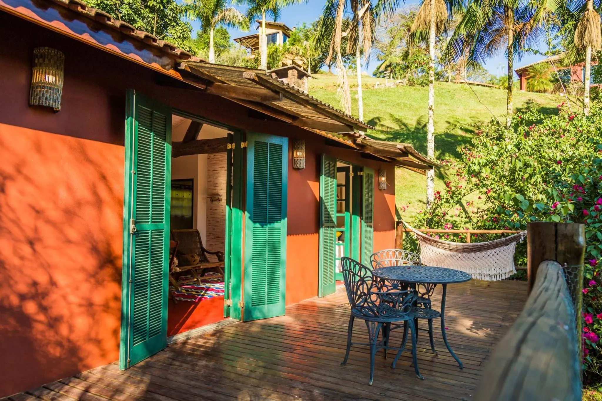 Lake view in Pousada Serra do Luar