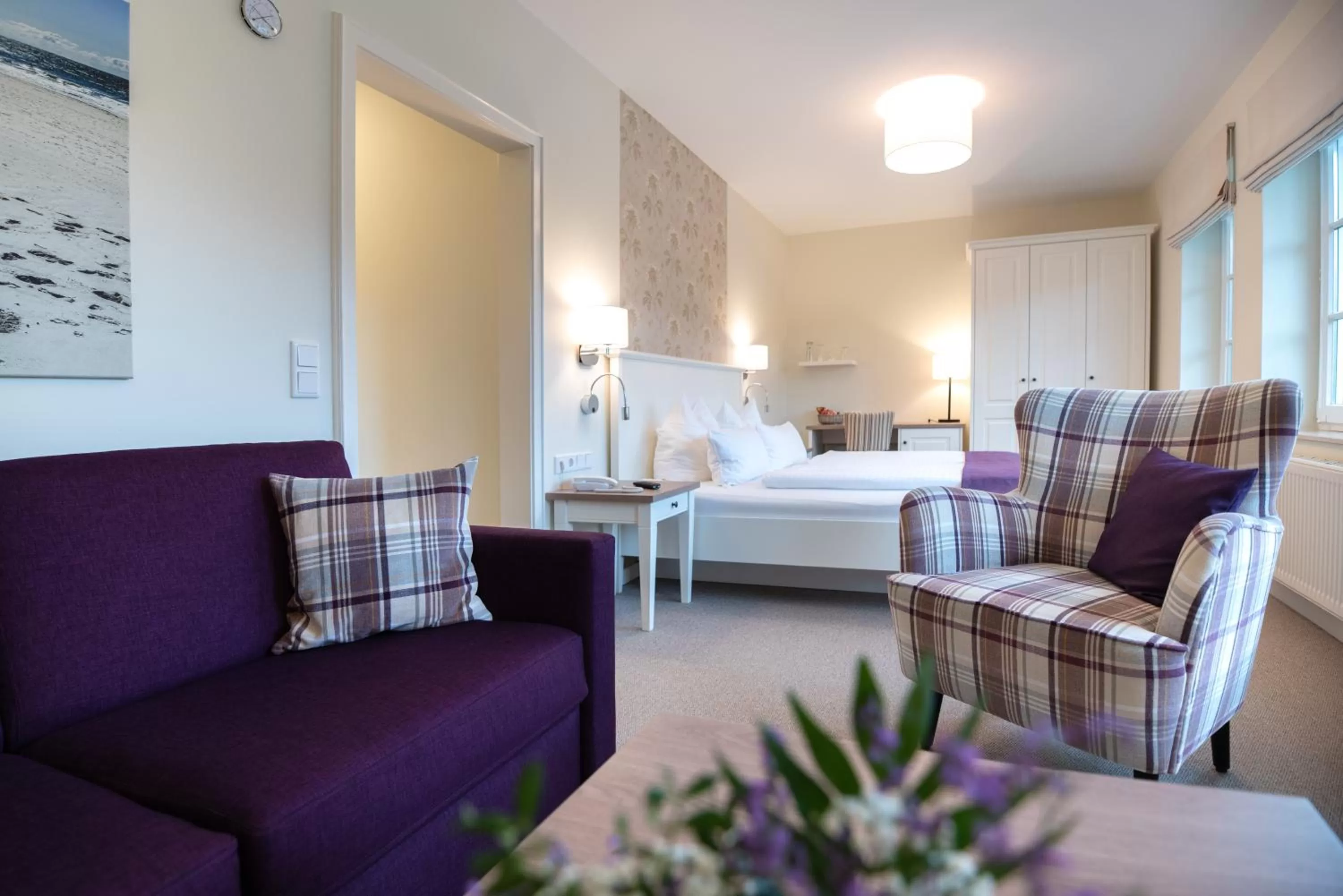 Bed in Hotel Landhaus Ellerbrock