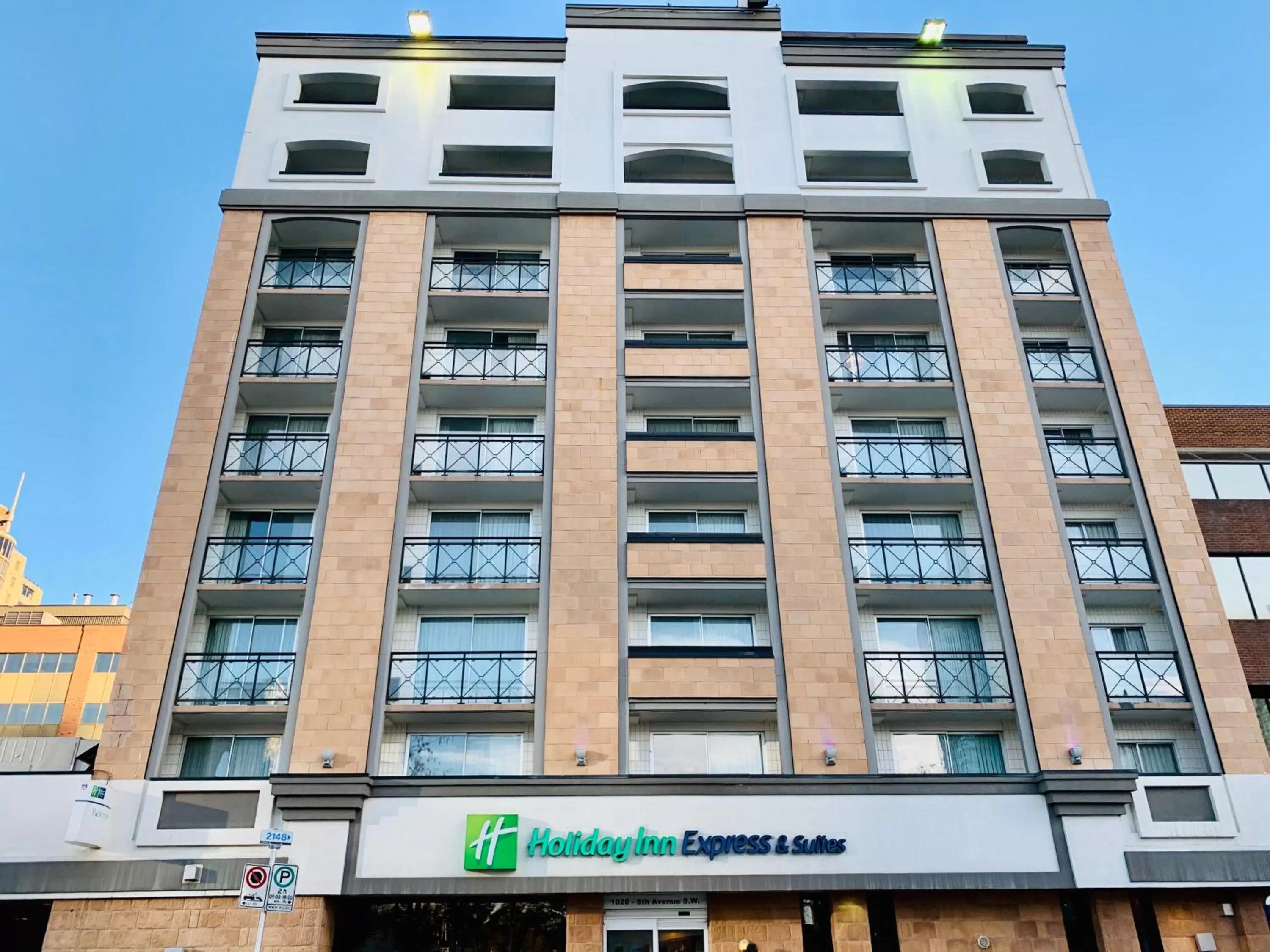 Property building in Holiday Inn Express and Suites Calgary by IHG