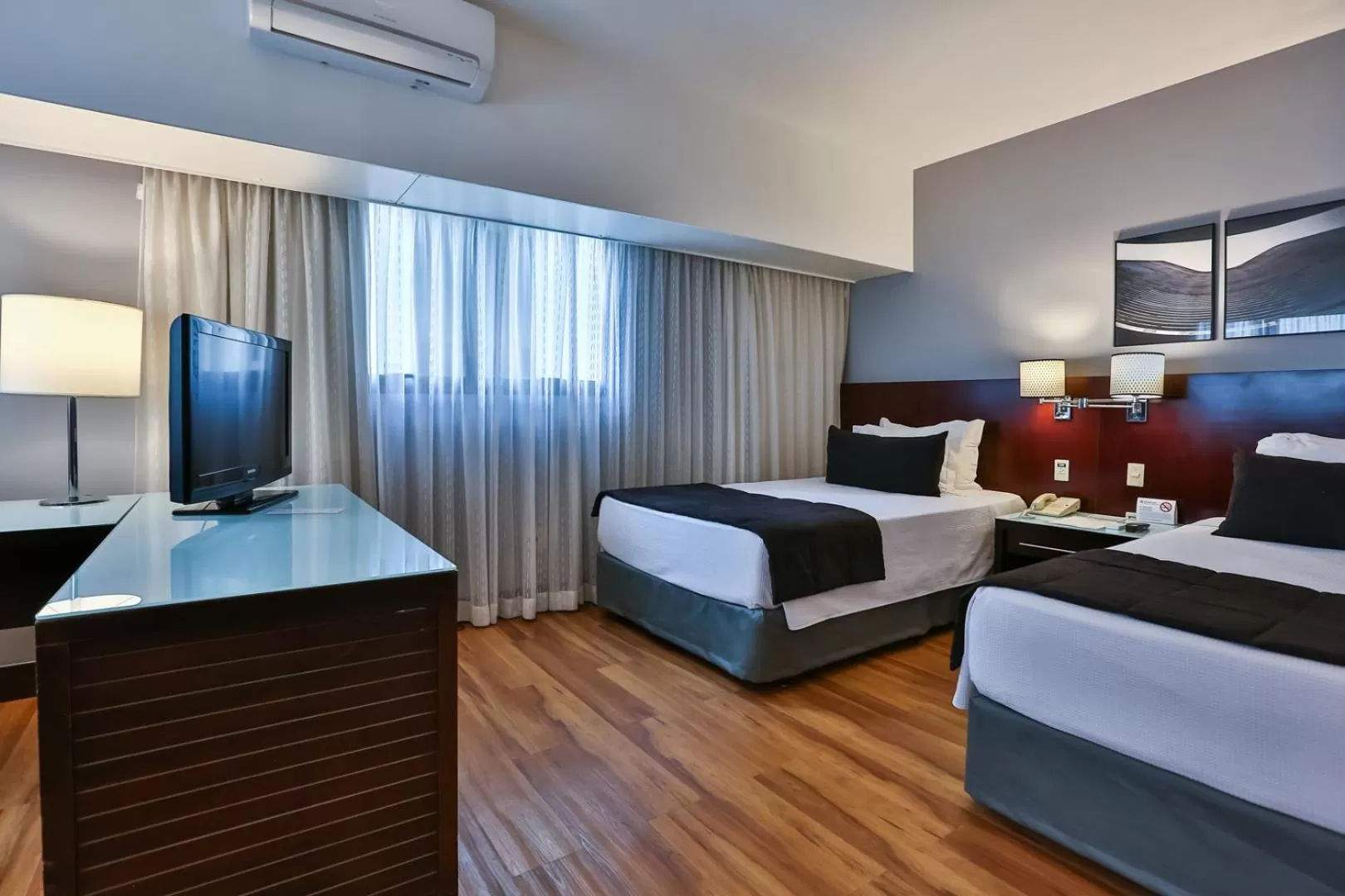 TV and multimedia, Bed in Wyndham São Paulo Berrini