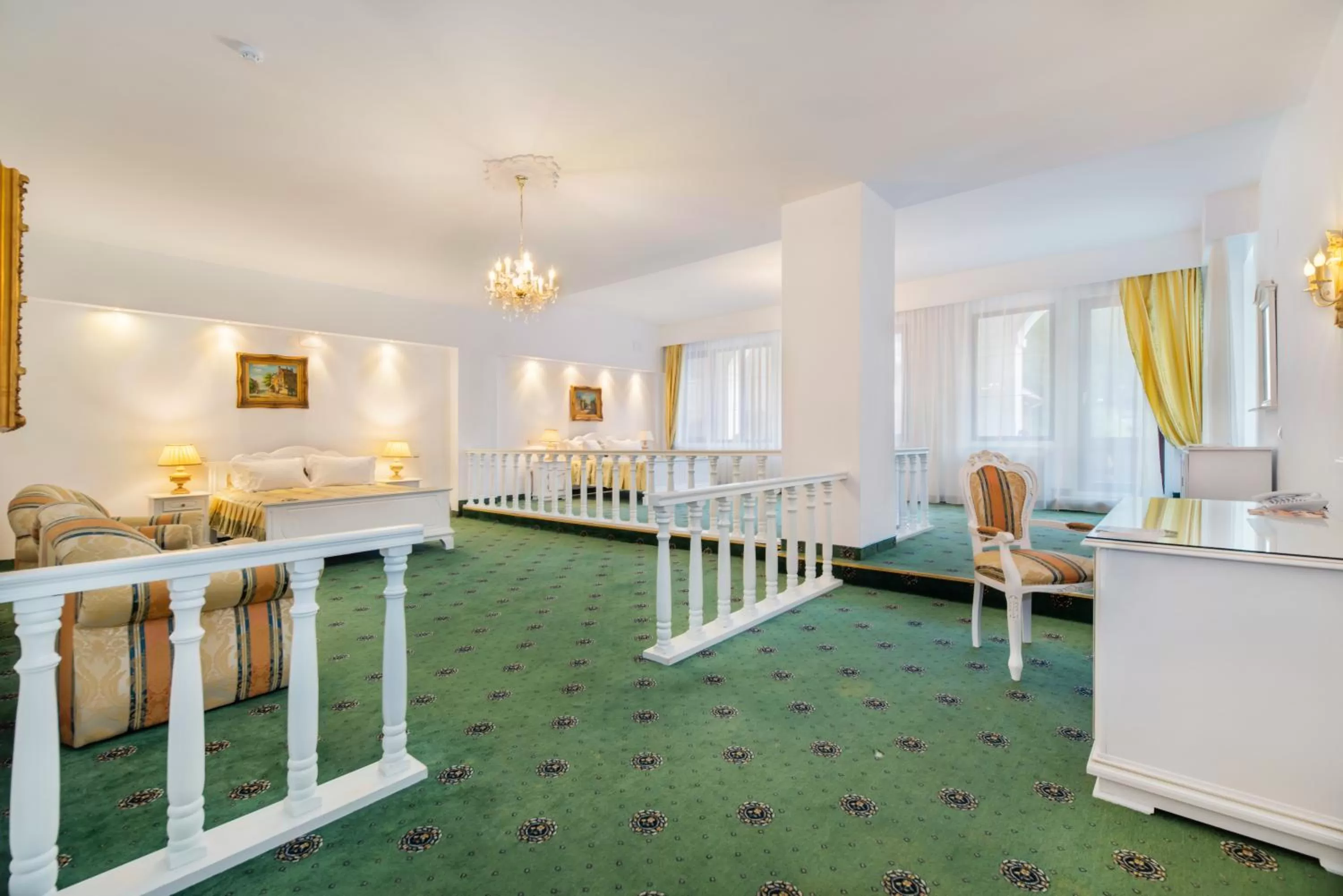 Bed in Aurelius Imparatul Romanilor Hotel & SPA