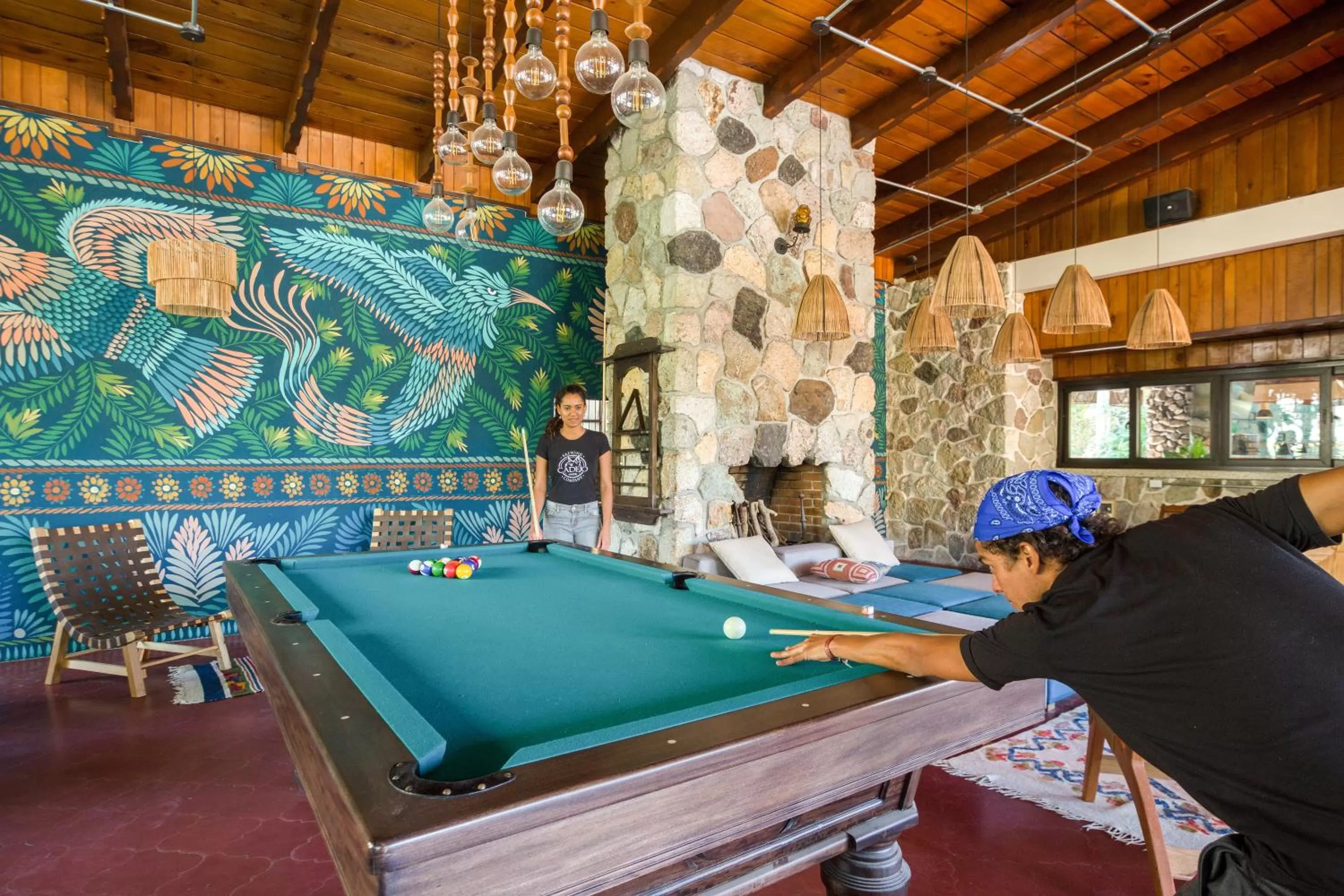 Billiard in Socialtel Atitlan