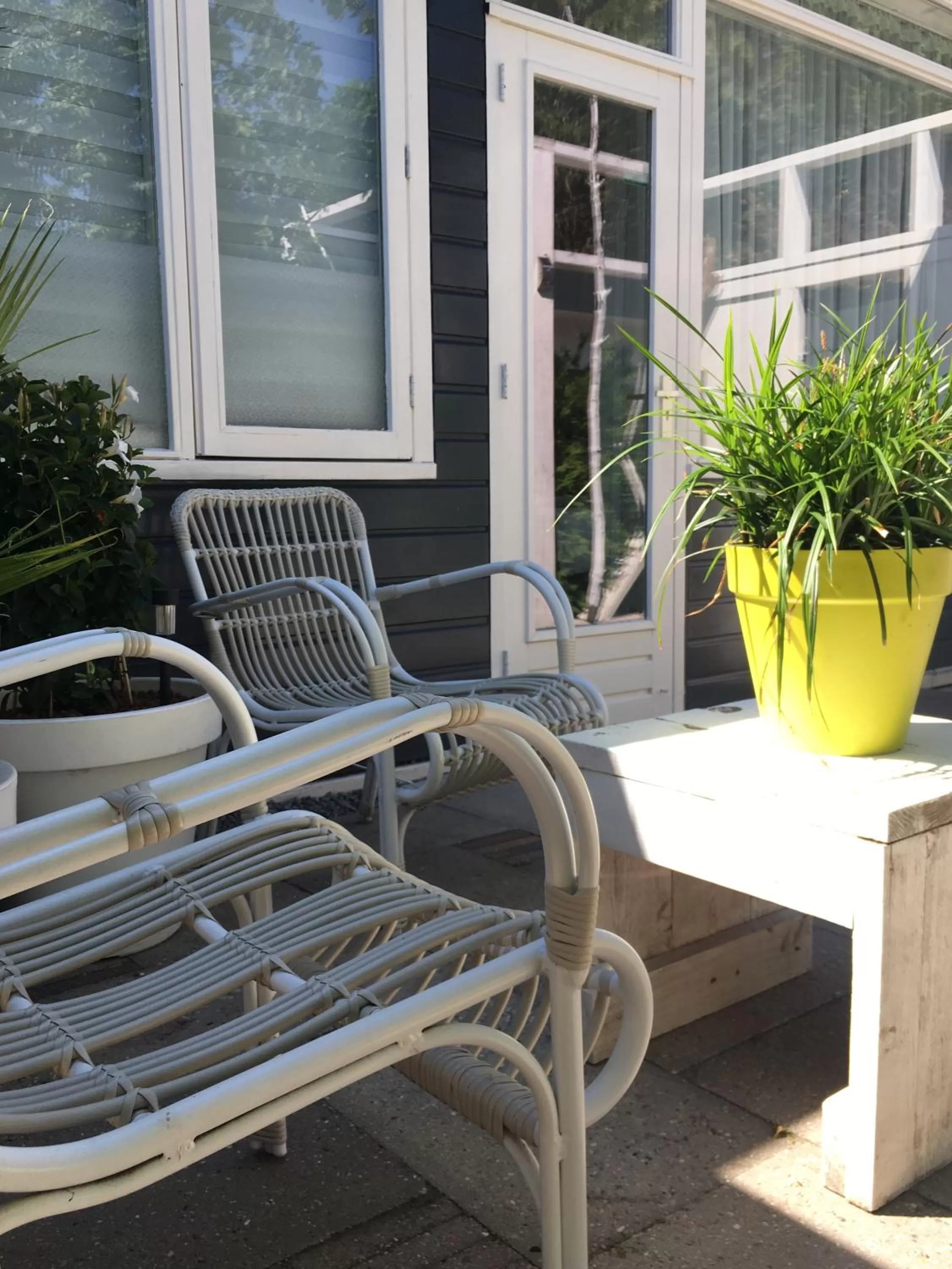 Balcony/Terrace in De Tuinkamer-----Privé diner op de kamer mogelijk!!!