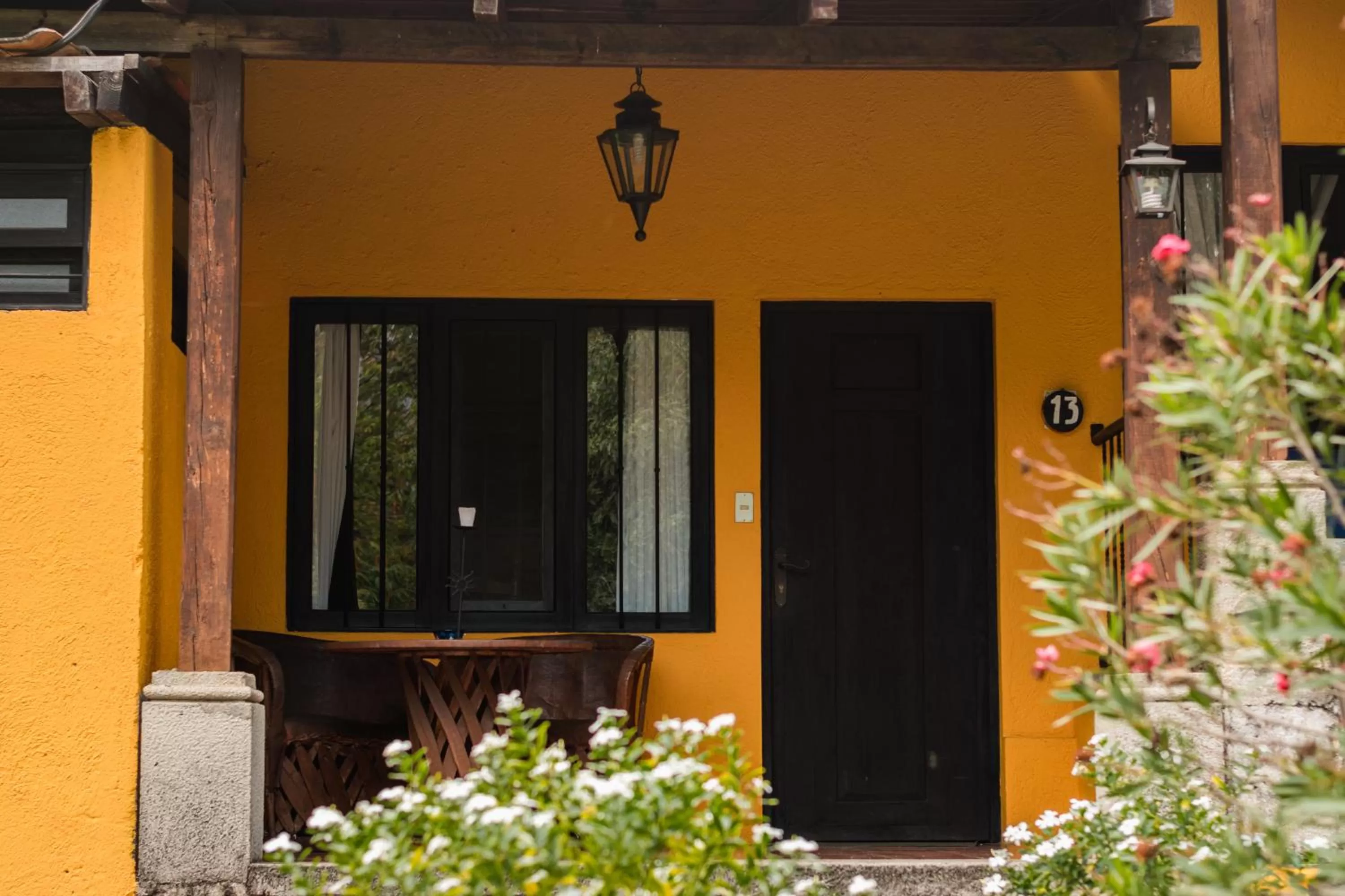 Patio in Hotel Toliman