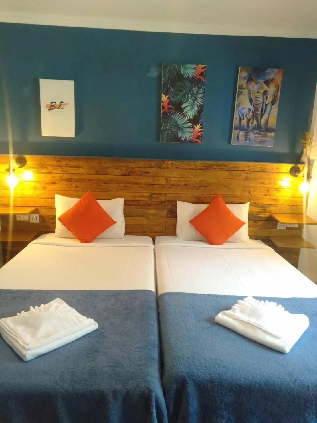 Bed in BH Baan Paradise Hotel Patong