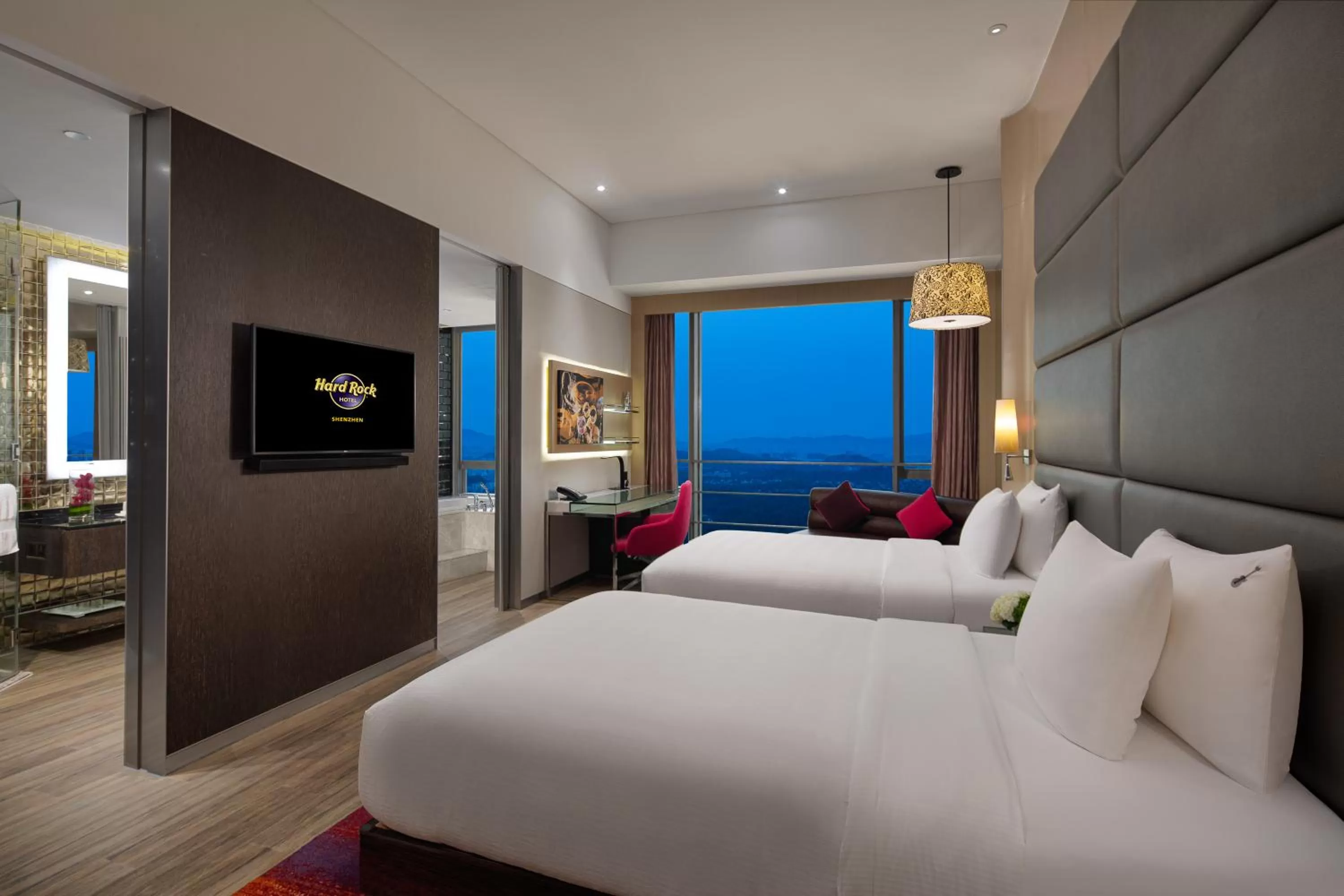 Bed in Hard Rock Hotel Shenzhen