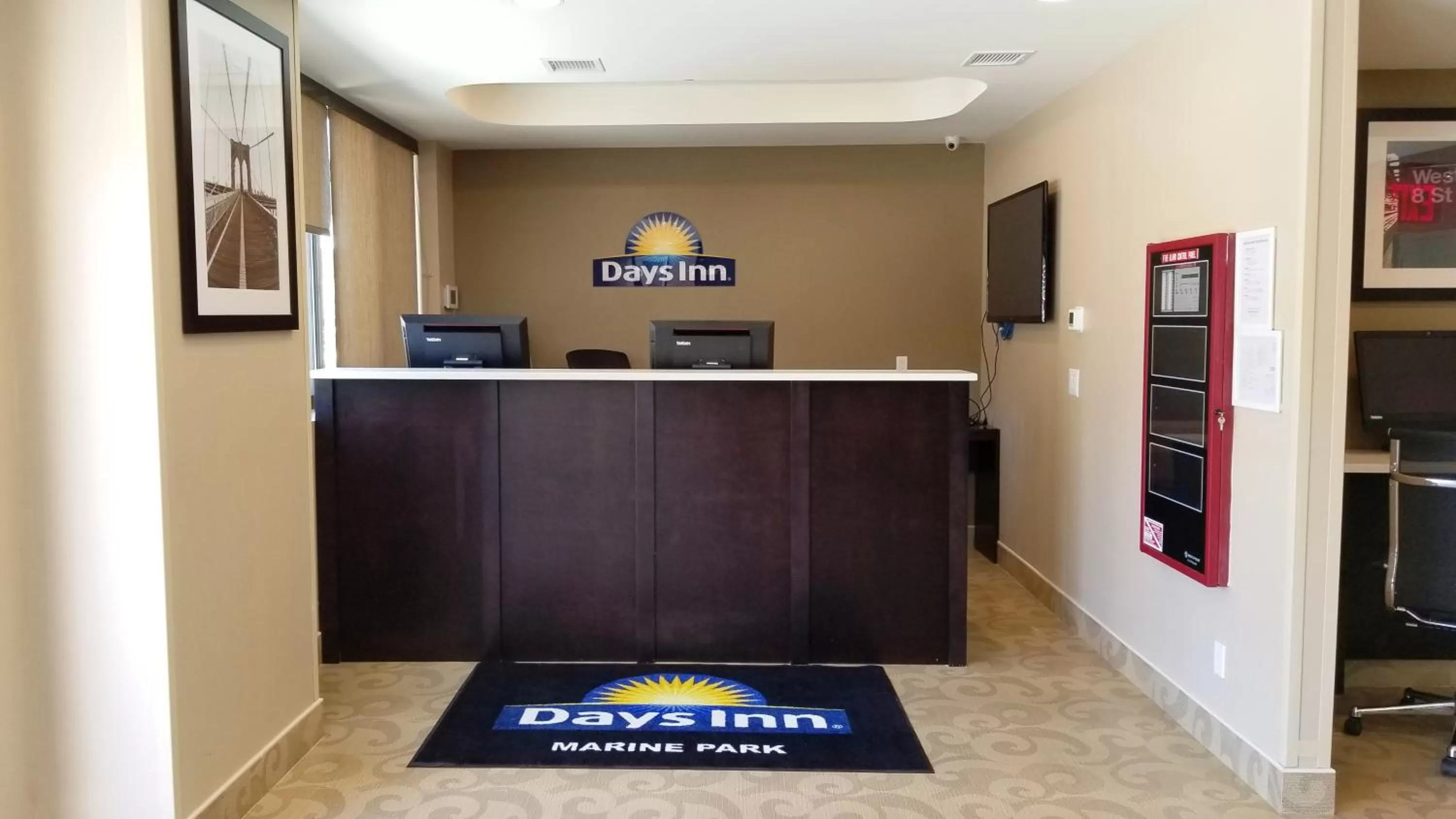Lobby or reception in Days Inn by Wyndham Brooklyn Marine Park