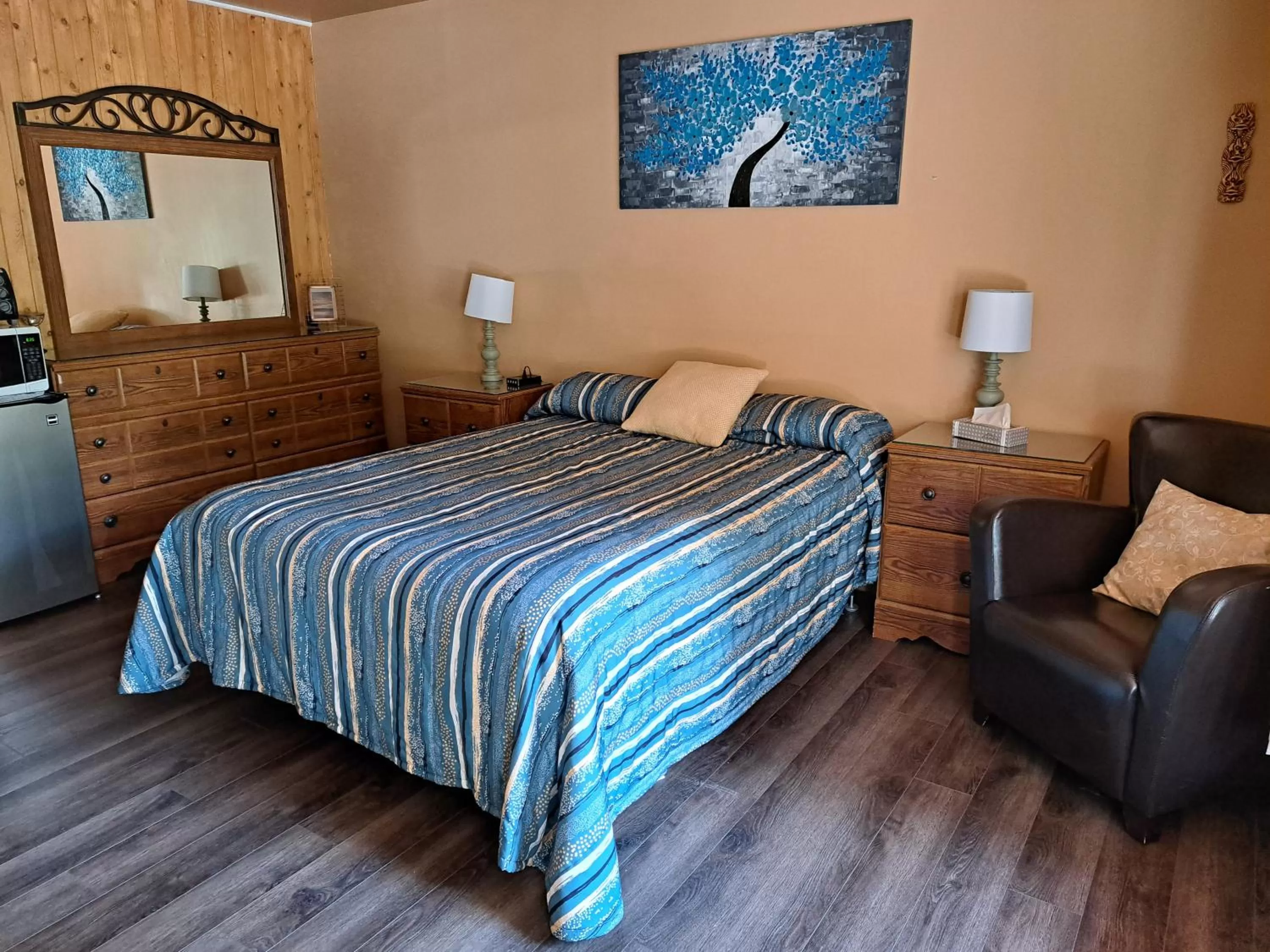 Bed in Auberge et Chalets sur le Lac
