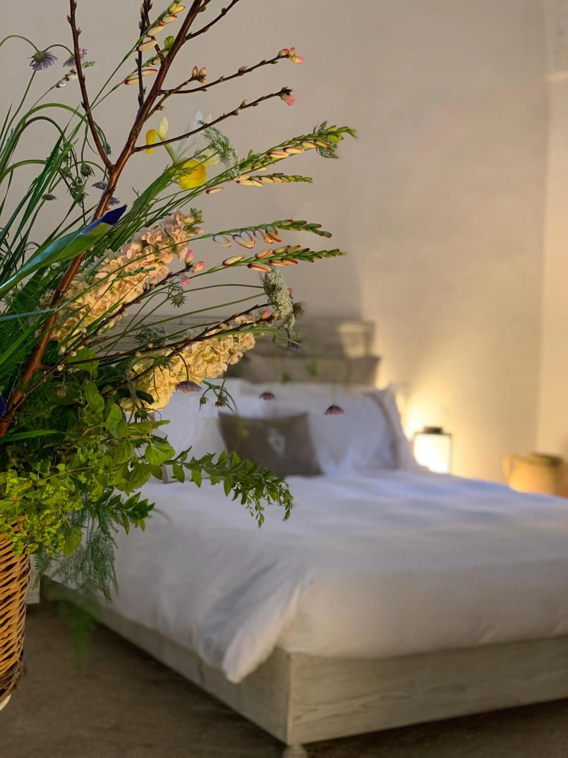 Decorative detail, Bed in Palazzo Castriota