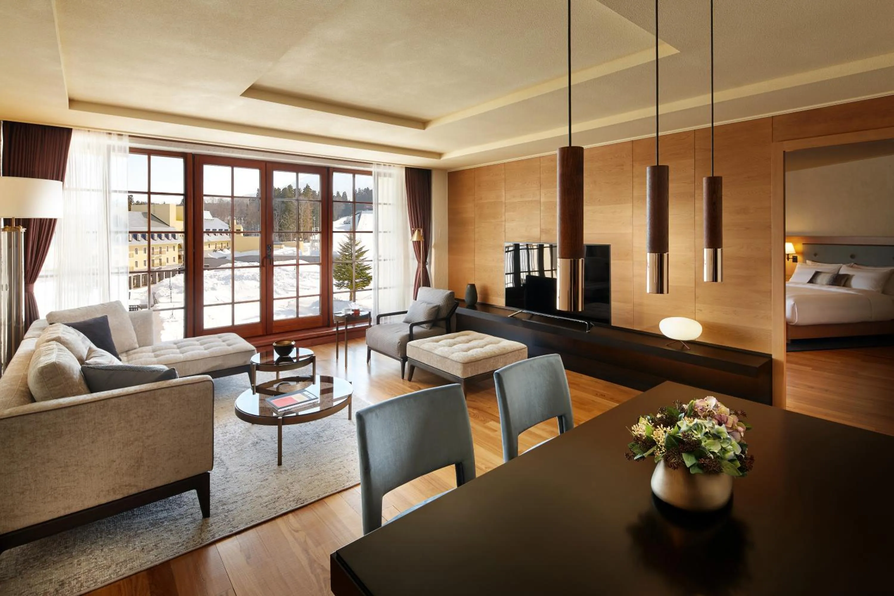 Living room, Bed in Lotte Arai Resort