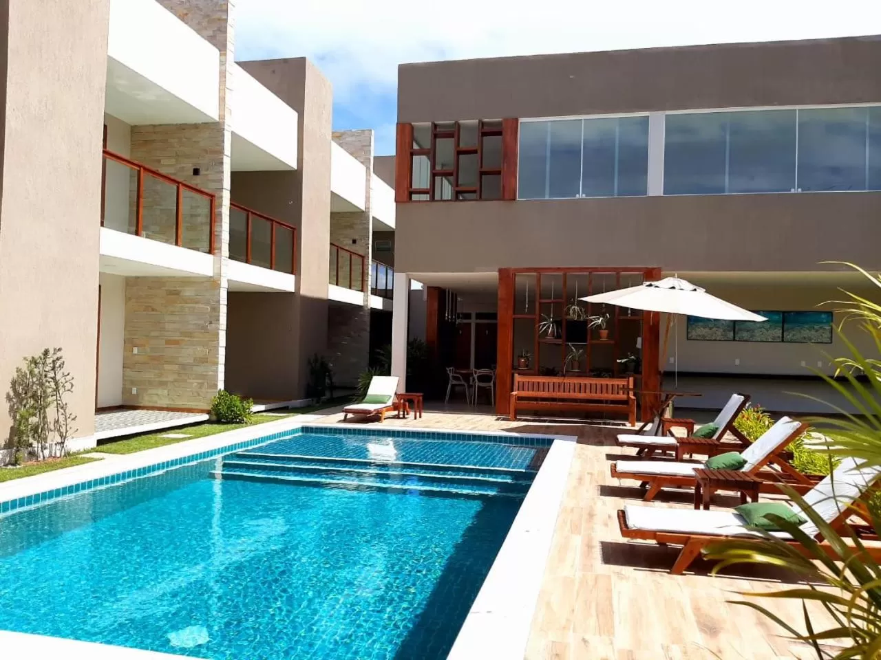 Swimming pool in Pousada Ricoco