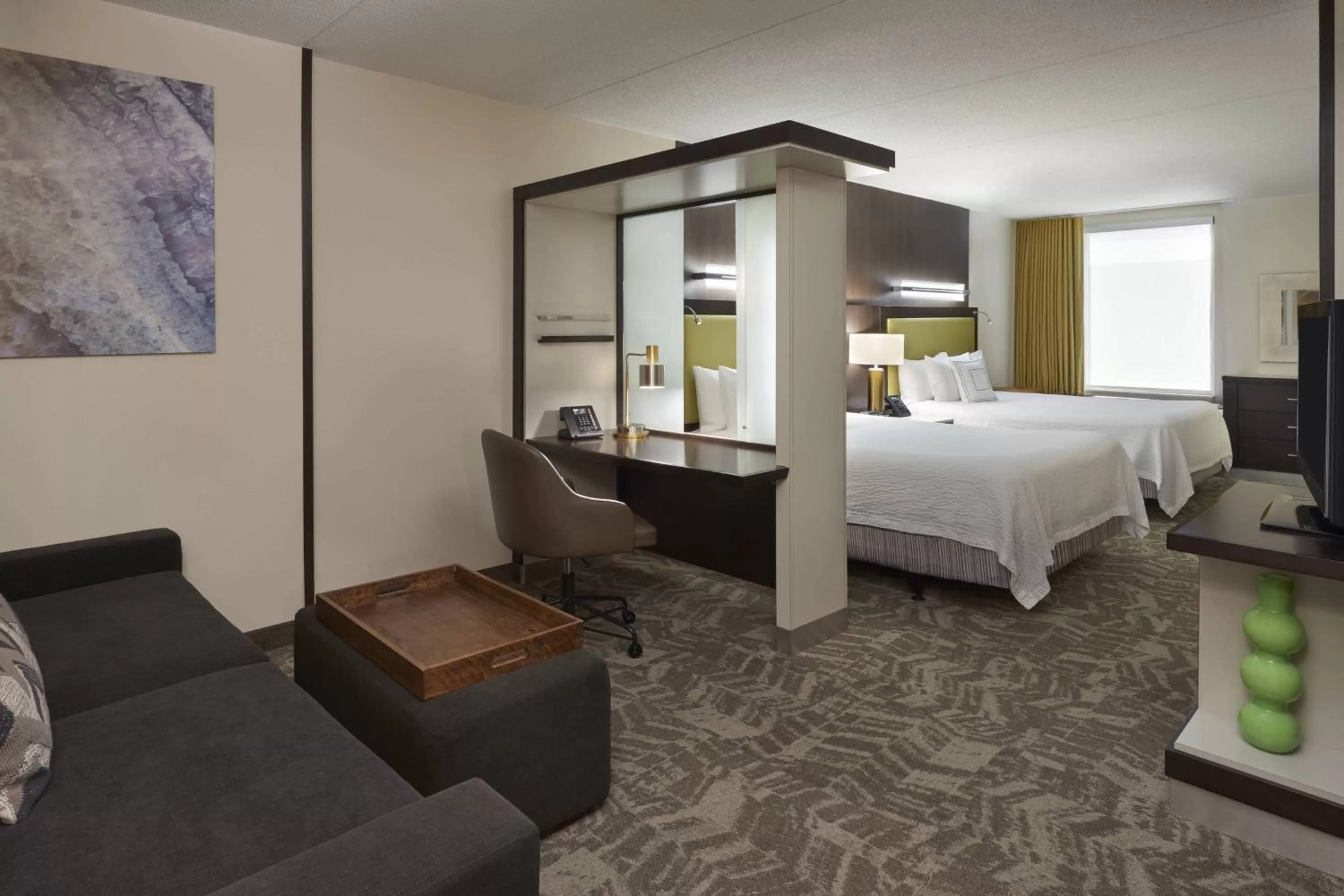 Photo of the whole room, Bed in SpringHill Suites by Marriott Toronto Vaughan